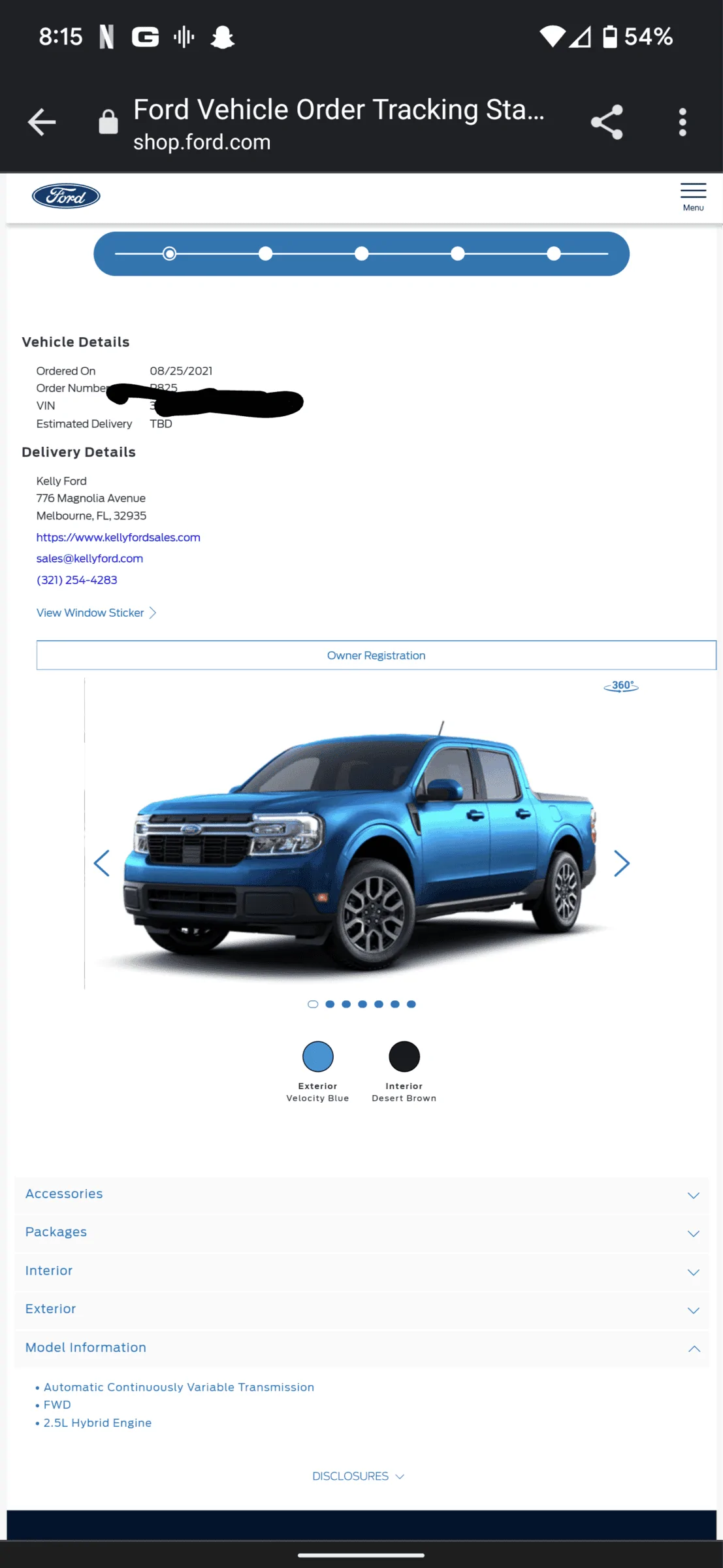 Ford Maverick 📬 02/17 Scheduling Email Received Group [EMAILS NOW ARRIVING!] Screenshot_20220217-201554