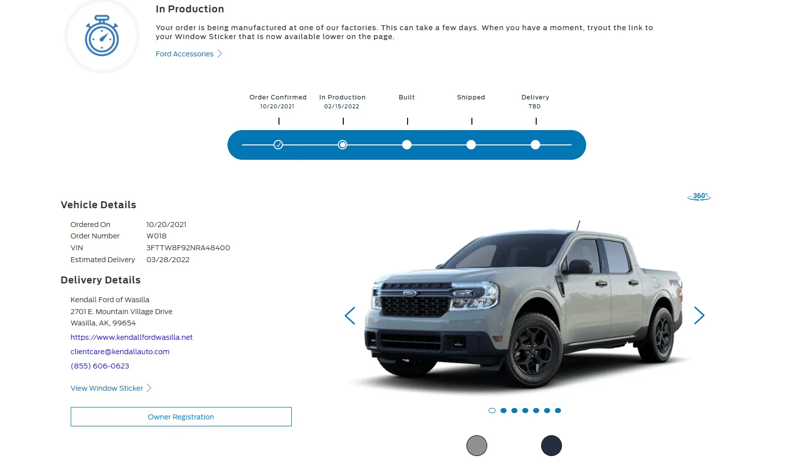 Ford Maverick "In Production" -- Blend Date? Captur