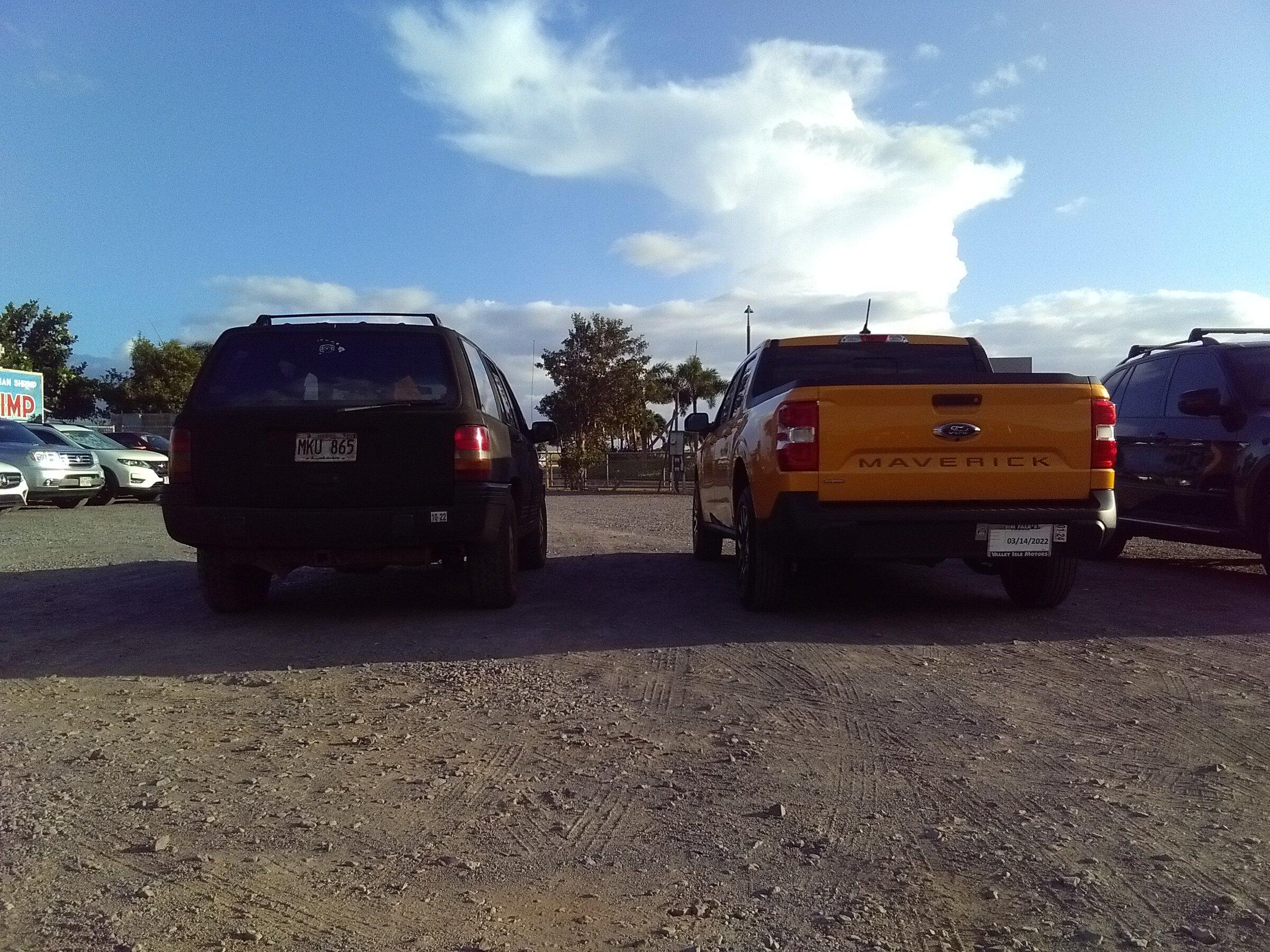 Ford Maverick Maverick vs ZJ KIMG0116.JPG
