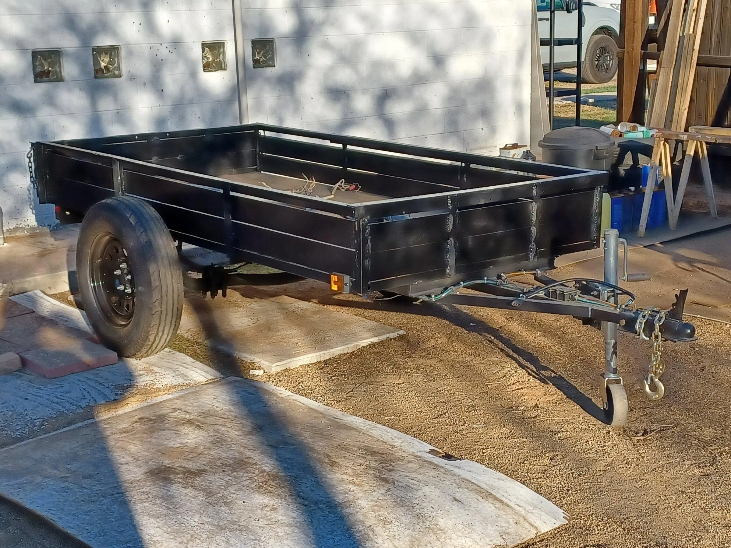 Ford Maverick Building a light utility trailer. Trailer5