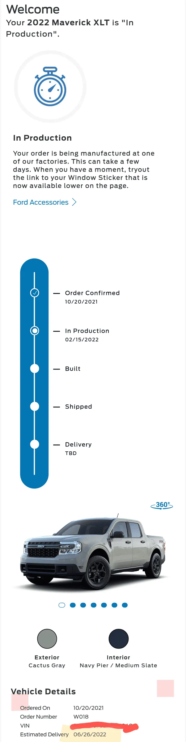 Ford Maverick "In Production" -- Blend Date? Screenshot_20220222-071645~3