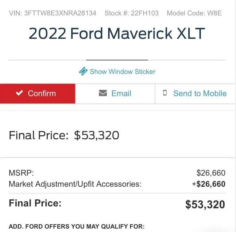 Ford Maverick Gordie Boucher Ford, Menomonee Falls, WI Dealer Marku