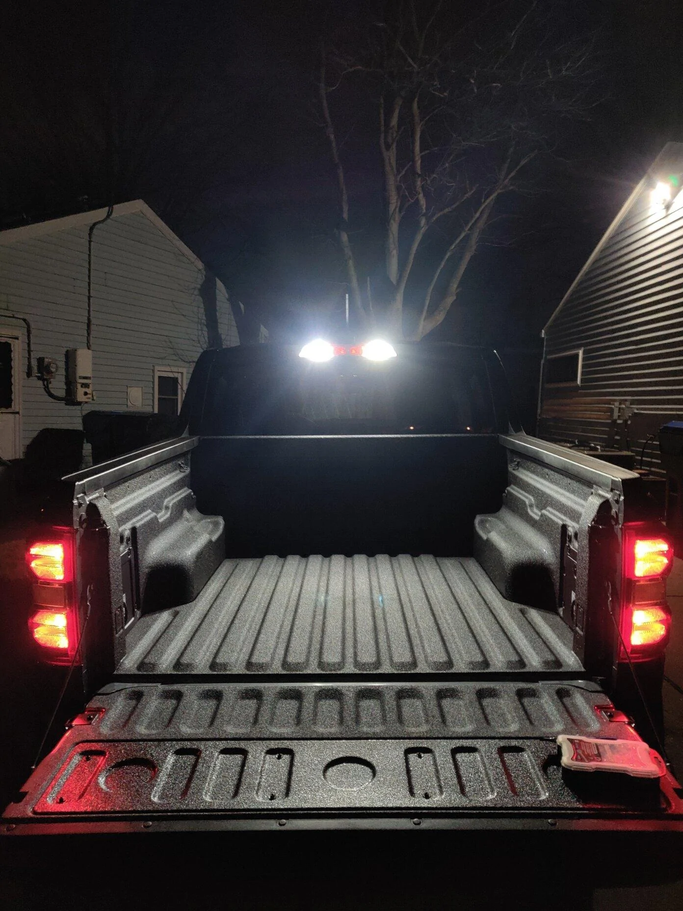 Ford Maverick Tail light changed to LEDs 1645853029098