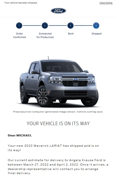 Ford Maverick Finally Built FordShipped022622