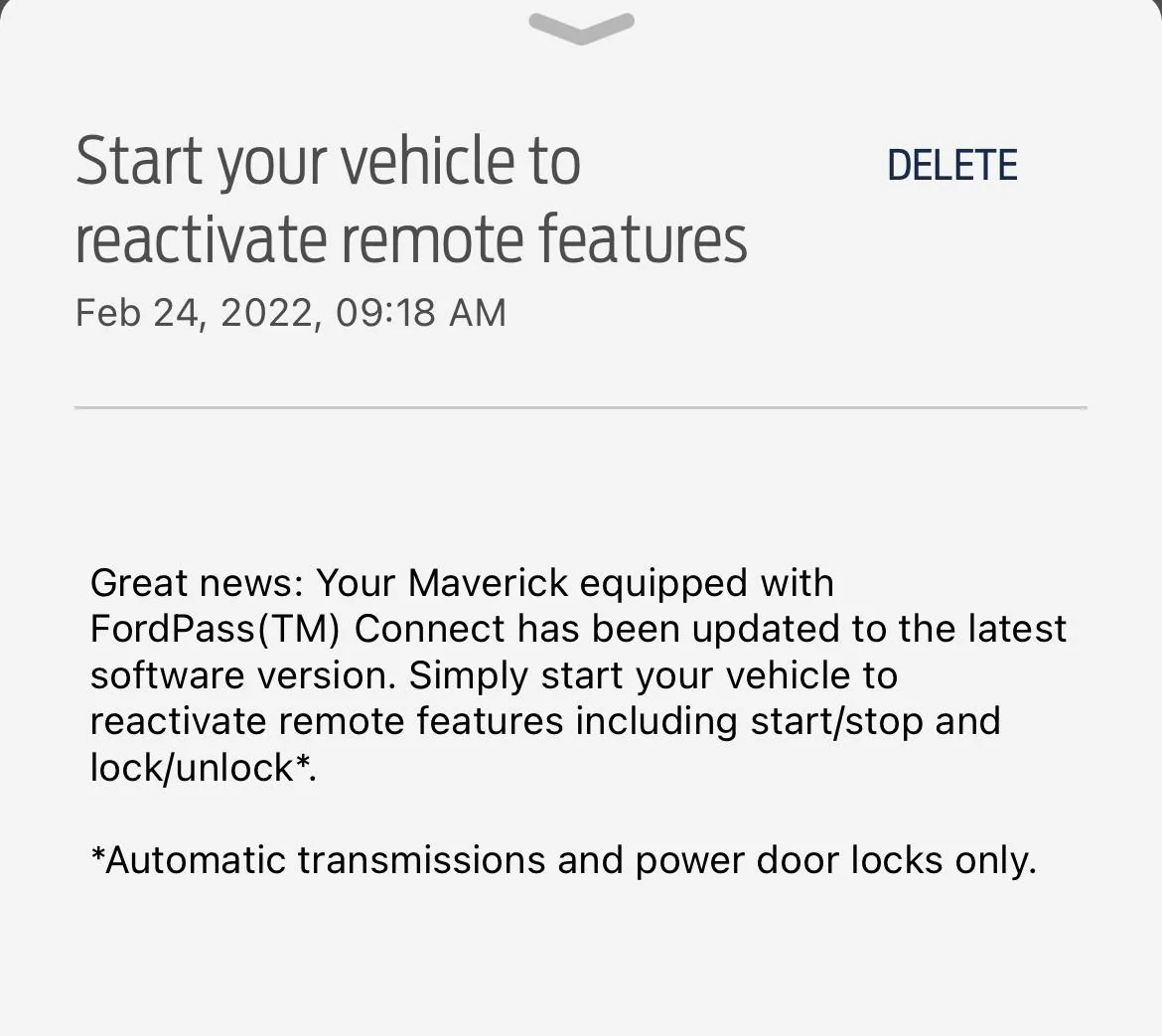 Ford Maverick Auto Stop/Start Not Working IMG_F27E55CFA6C4-1