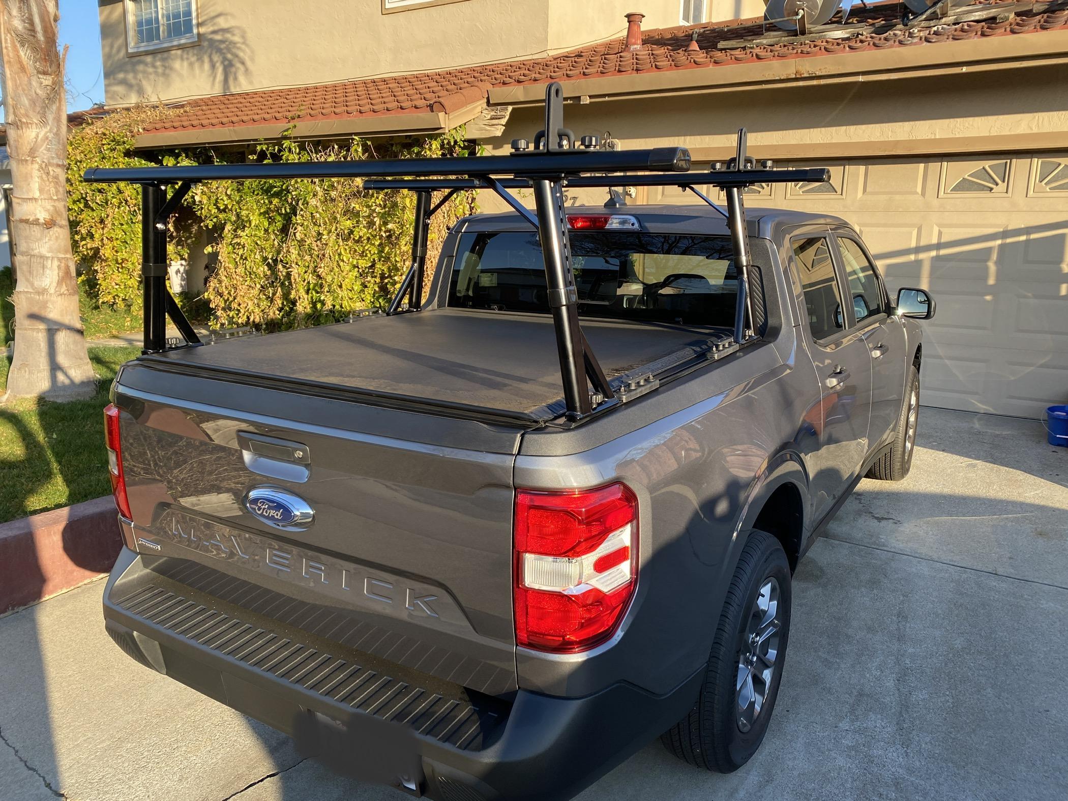 Ford Maverick Will any soft tonneau fit with this Ford Accessory Rack? IMG_1758