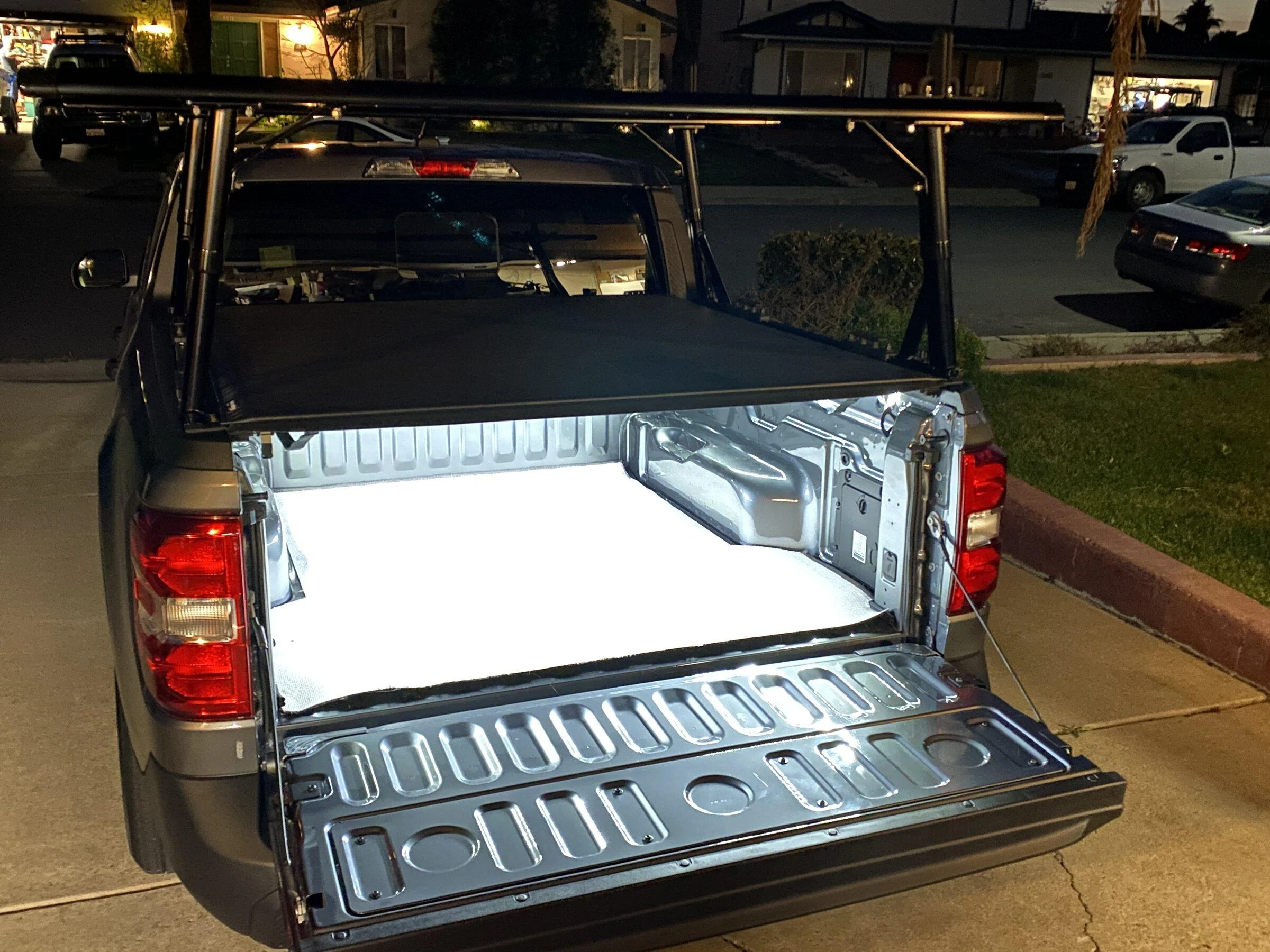 Ford Maverick Will any soft tonneau fit with this Ford Accessory Rack? IMG_1750
