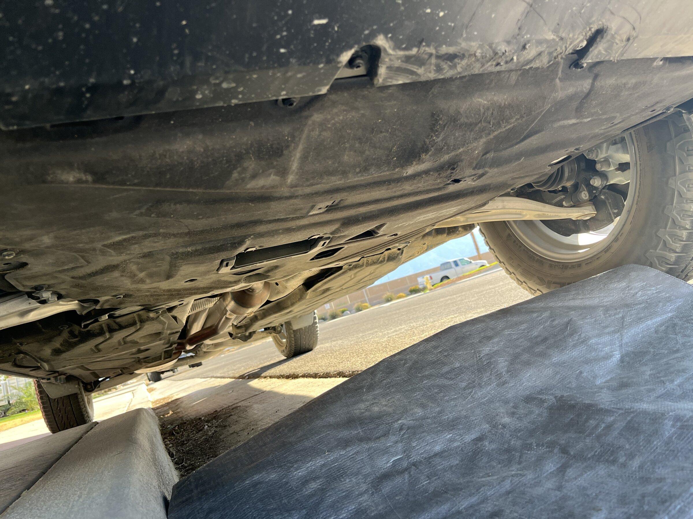 Ford Maverick Oil Change Anyone? Felt underside.JPG