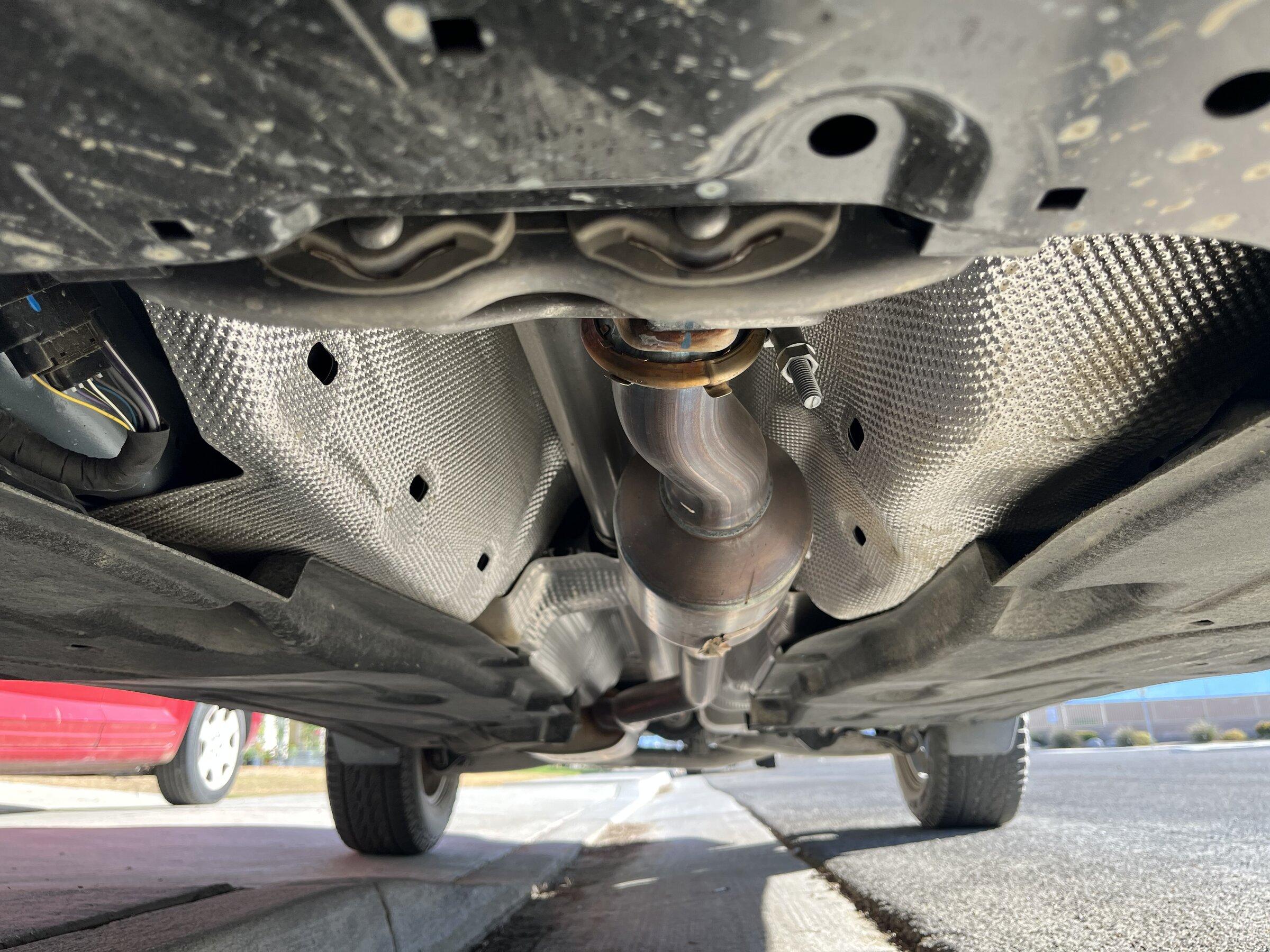 Ford Maverick Oil Change Anyone? Mav Exhaust 1.JPG
