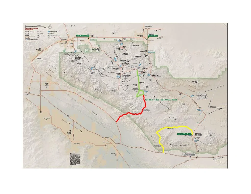 Ford Maverick Maverick Joshua Tree Desert Run - Trip Report & Pics JTNP 4WD Routes