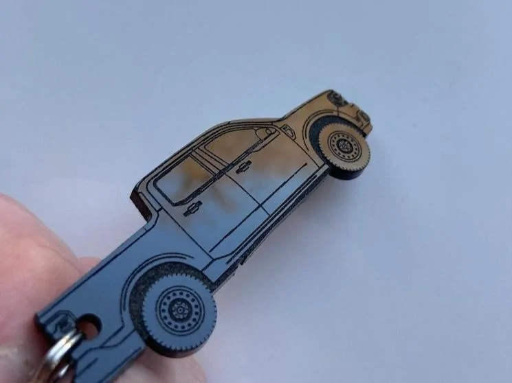 Ford Maverick Maverick Truck shaped keychains IMG_1504