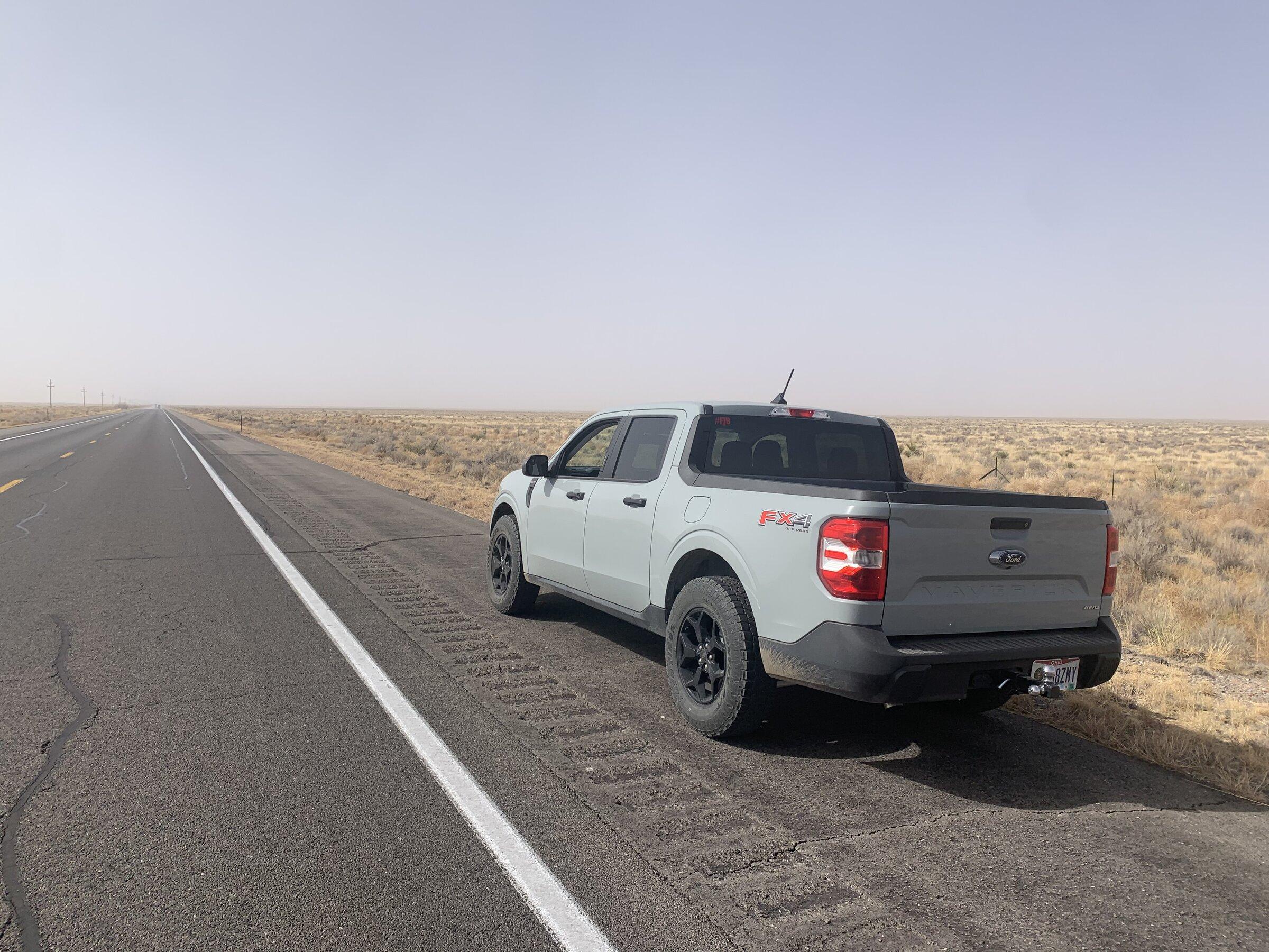 Ford Maverick Buschur's long road trip with the shop Maverick XLT.  Pics/data/review IMG-1159