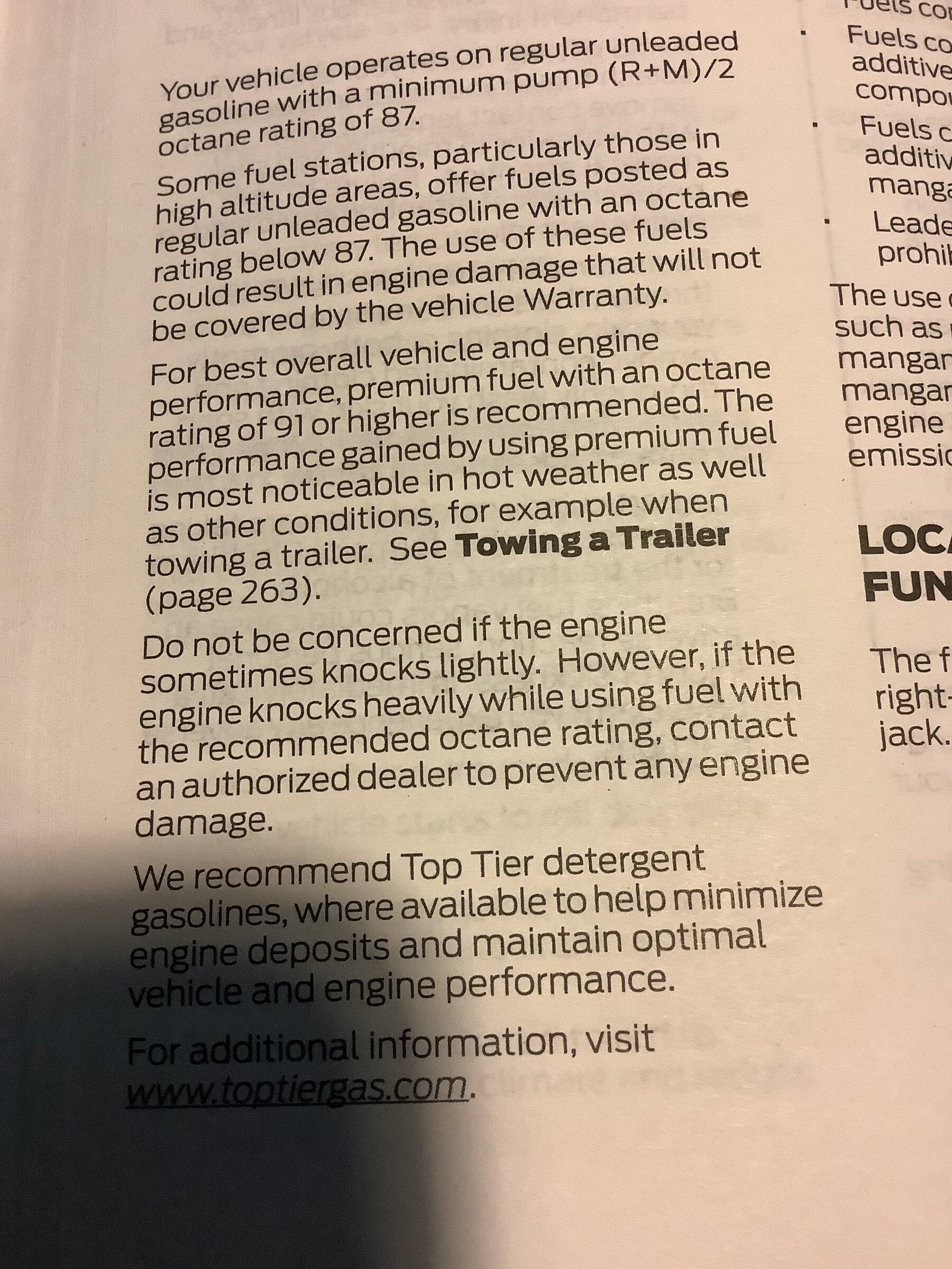 Ford Maverick 2.5 hybrid engine requires Premium Gasoline? 8DF3205F-BCC1-476F-AAF0-602918762D86
