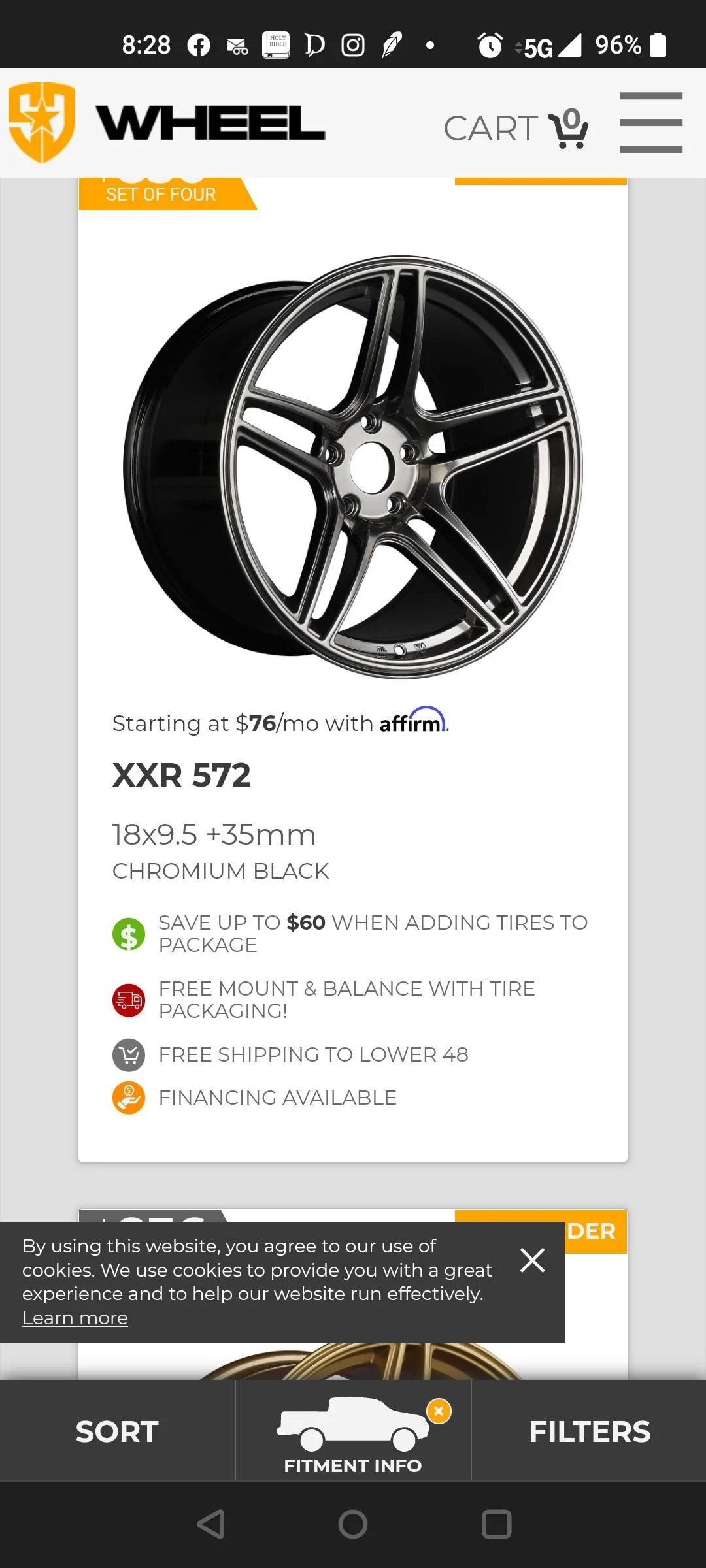 Ford Maverick Will these wheels fit? Screenshot_20220302-082819