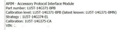 Ford Maverick Modules included with Trim Levels and Options found by FORScan LatestFirm1