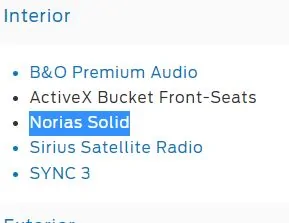 Ford Maverick What is Norias Solid ? Ford