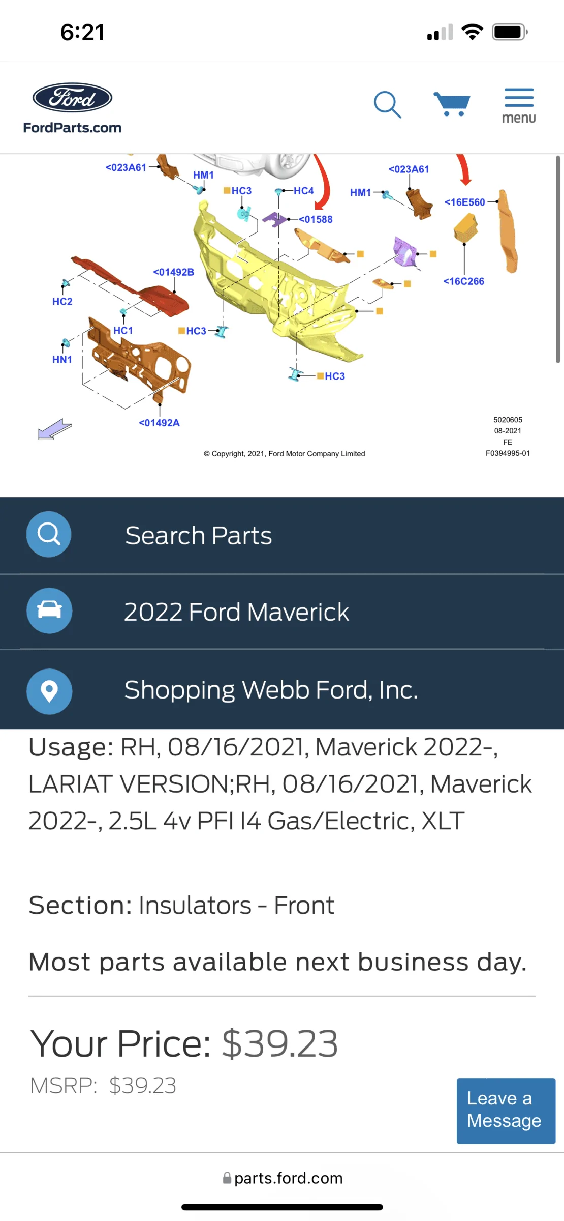 Ford Maverick No Insulation at Fender to engine!? E4AF1167-7F3D-40AE-8975-548C013571A4