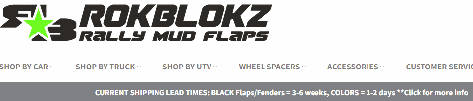 Ford Maverick RokBlokz Black/Black Mud Flaps not delayed 1646267949167