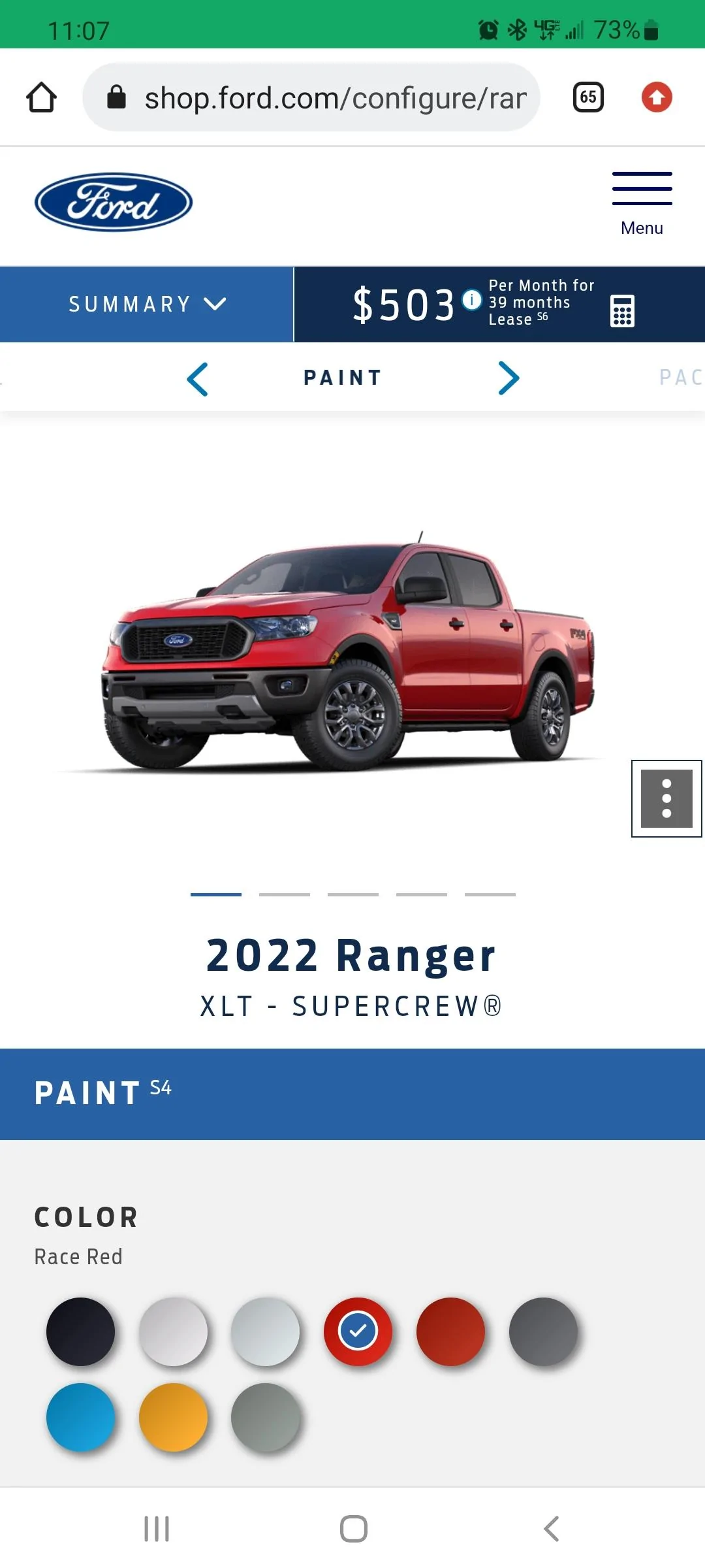 Ford Maverick Hot pepper red not even close to my expectations! Screenshot_20220302-110740_Chrom