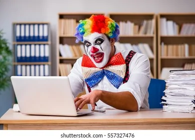 Ford Maverick 📬 3/3 Scheduling Email Received Group [EMAILS NOW ARRIVING!] clown-businessman-working-office-260nw-557327476