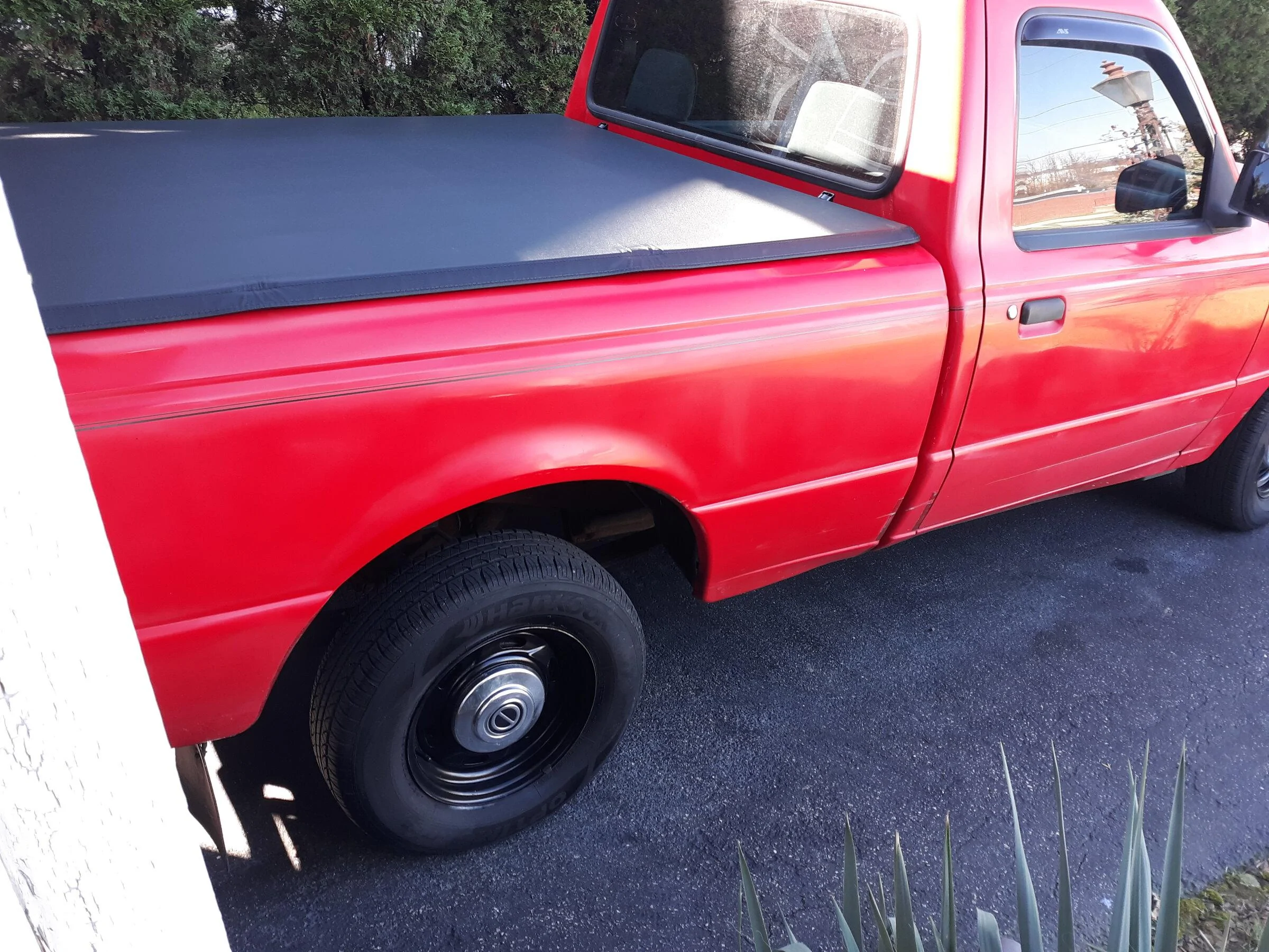 Ford Maverick Painted my Steelies Black & Silver Bi-Color bed cover 11-21