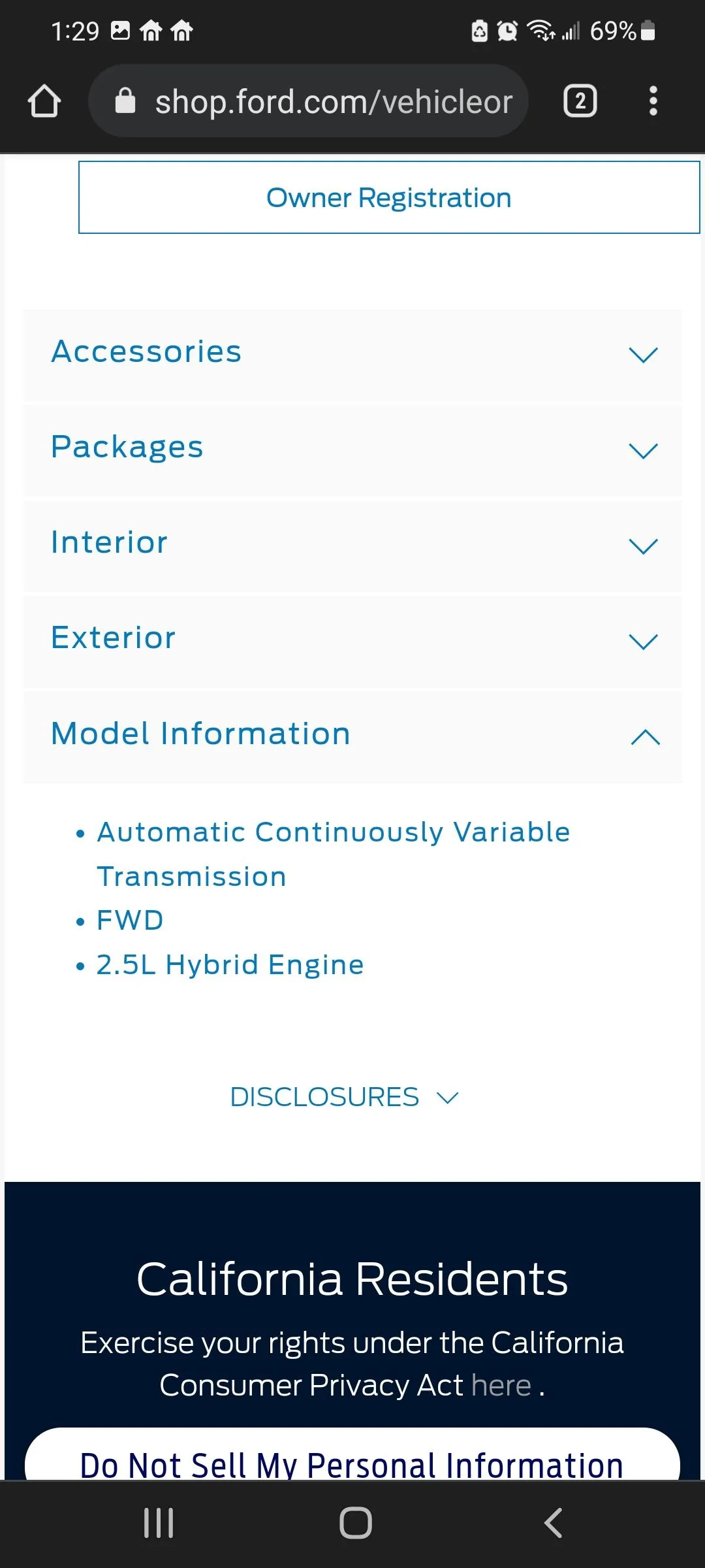 Ford Maverick 📬 3/3 Scheduling Email Received Group [EMAILS NOW ARRIVING!] Screenshot_20220303-132929_Chrom