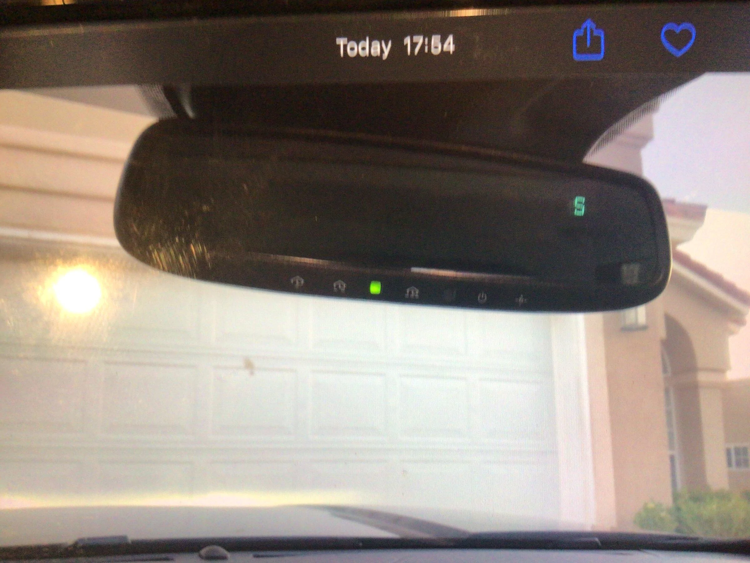 Ford Maverick Auto-Dimming Mirror installed imag