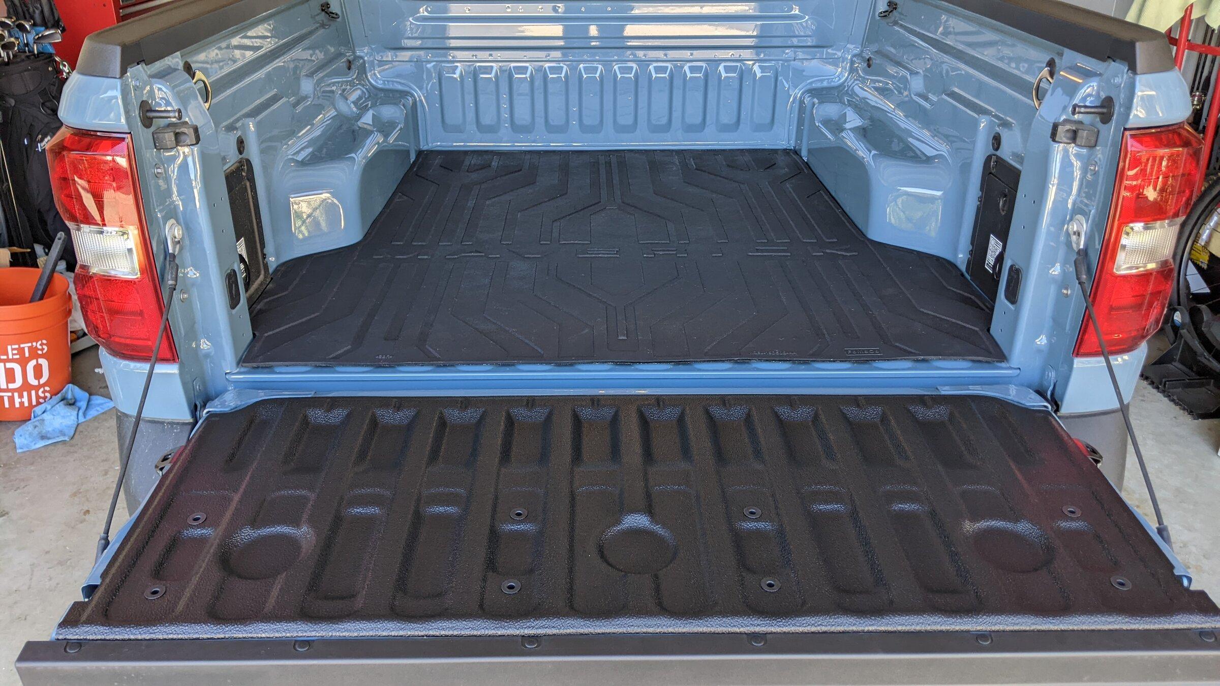 Ford Maverick Ford Maverick Black Bed Mat installed PXL_20220228_223737970.MP