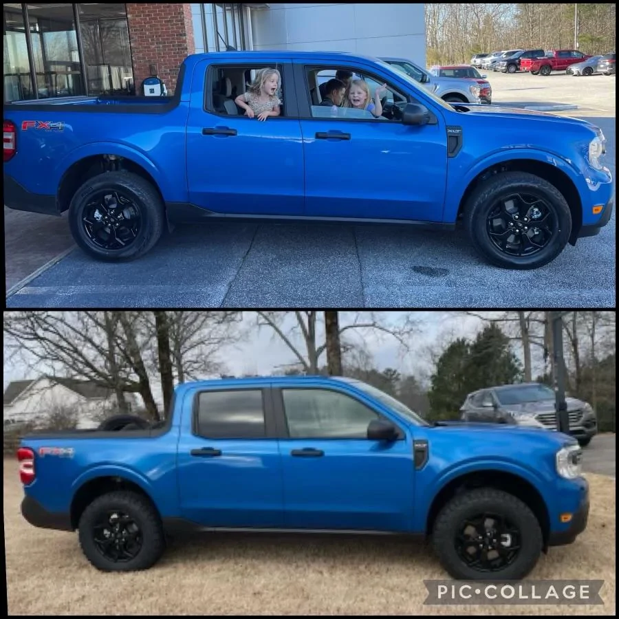Ford Maverick Velocity Blue Maverick with 2" Rough Country Lift and KO2s IMG-1514