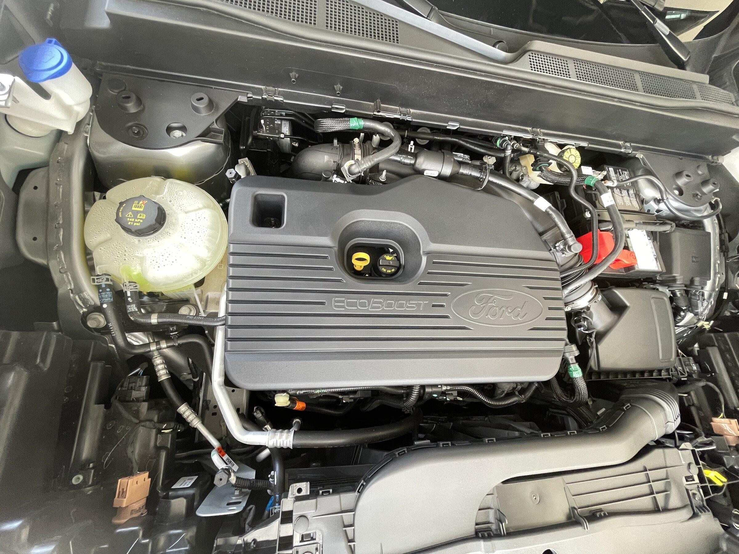 Ford Maverick Engine Cover installed in 2.0L Ecoboost Maverick engine bay (From Escape) IMG_1393