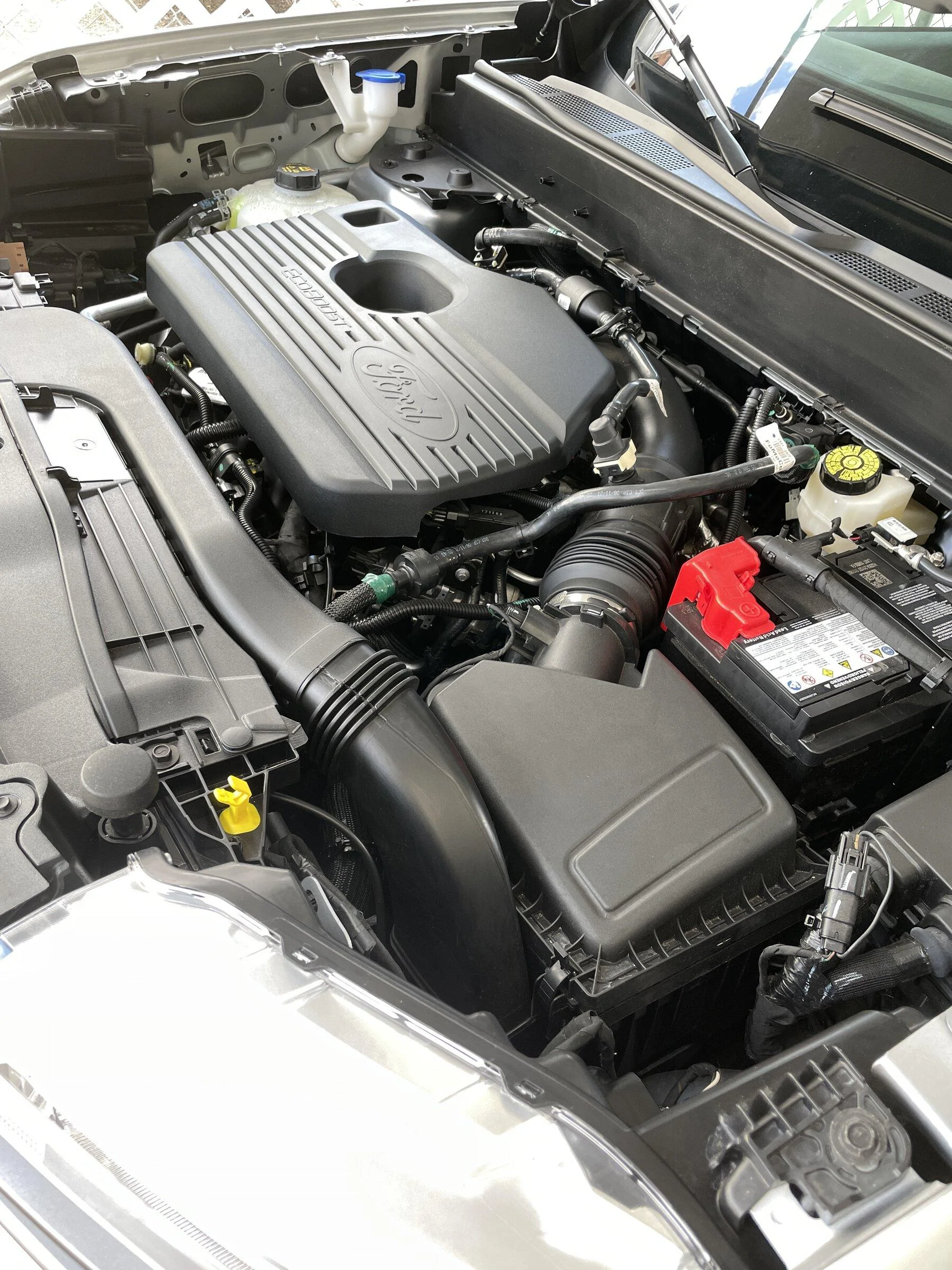 Ford Maverick Engine Cover installed in 2.0L Ecoboost Maverick engine bay (From Escape) IMG_1392