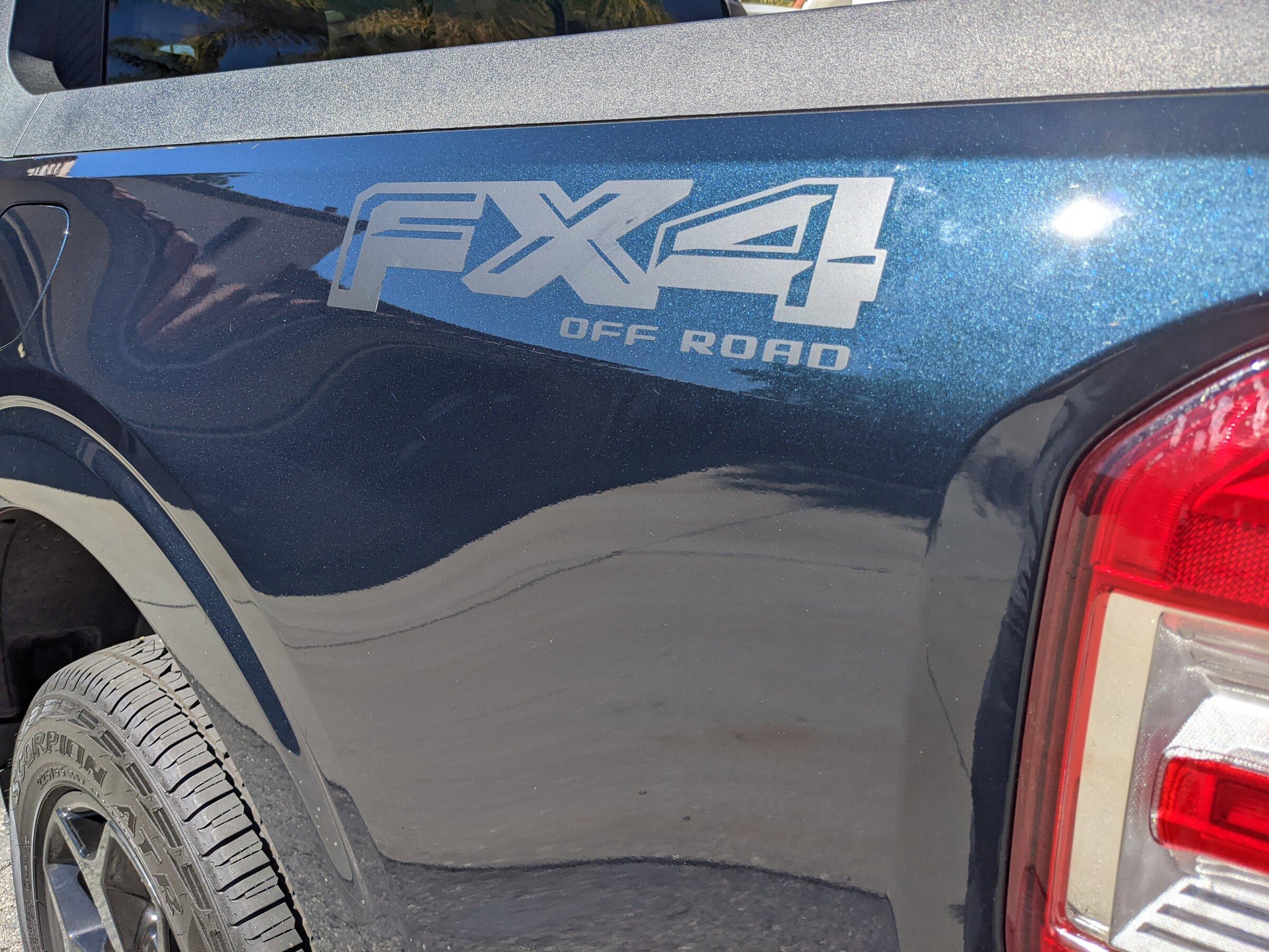 Ford Maverick New FX4 Graphics and place to order new graphics PXL_20220301_205334485