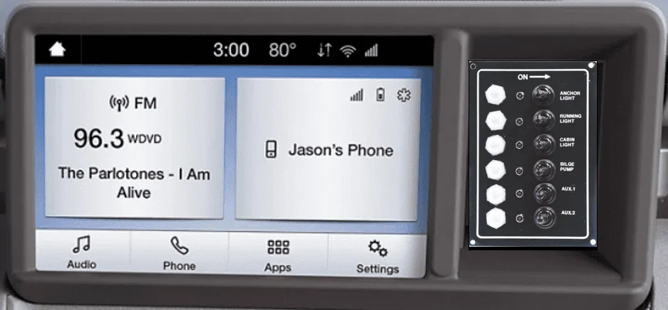 Ford Maverick Creative Ideas for Dash Cubby Storage 3