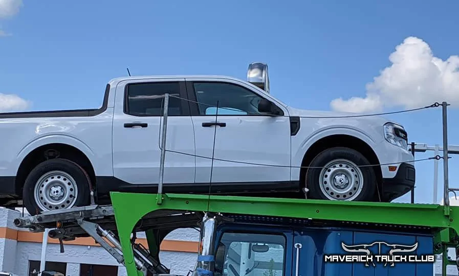 Ford Maverick OXFORD WHITE Maverick Photos Thread oxford white 2022 maverick xl pickup steelies steel wheels 2