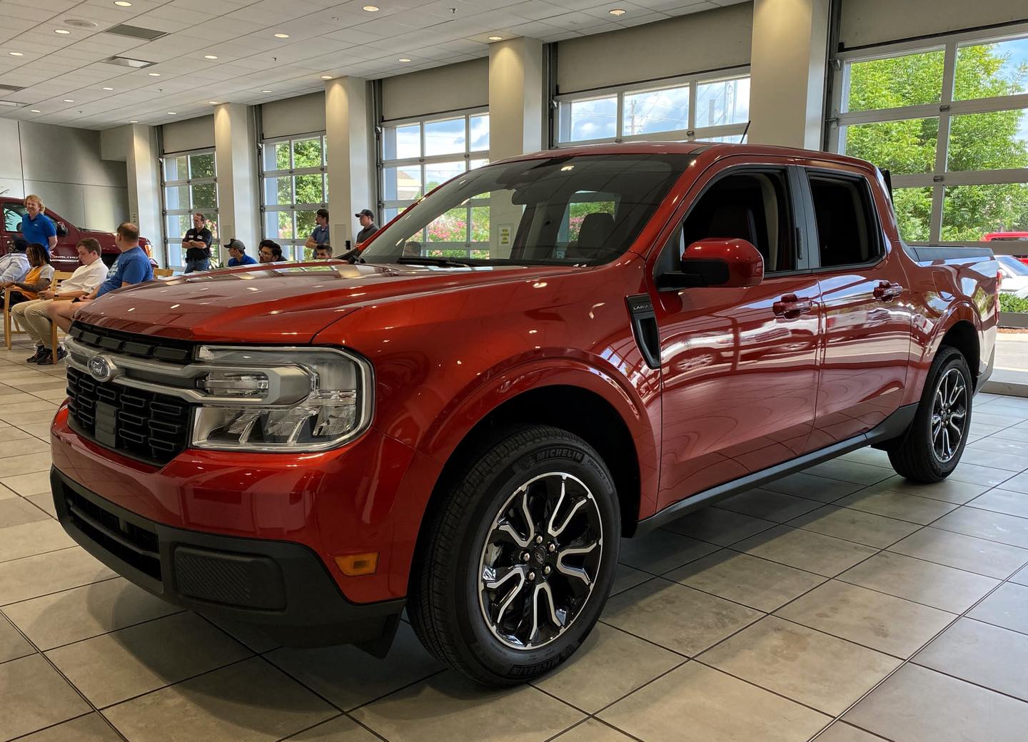 Ford Maverick HOT PEPPER RED Maverick Photos Thread hot pepper red maverick lariat pickup 6