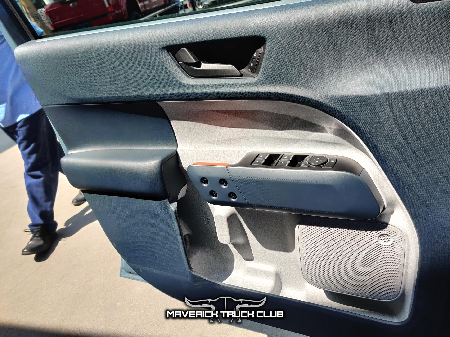 Ford Maverick 🔋 Hybrid Maverick Lux Showing 34.5 MPG and 1,478 Lbs Payload Sticker Area 51 2023 Maverick Hybrid XLT Lux Package MPG 12