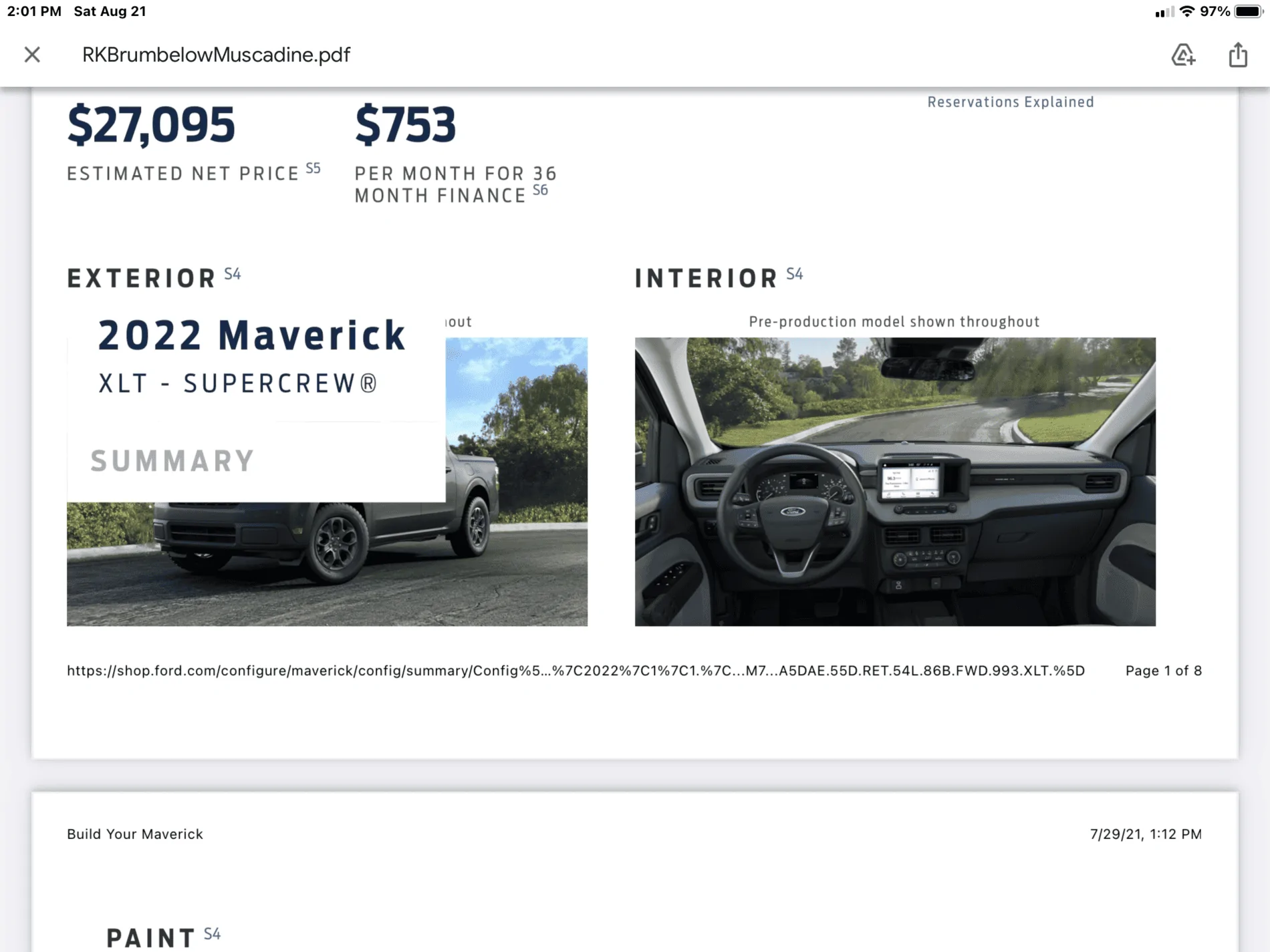 Ford Maverick How much are you paying? / Are these good offers? A937A441-8B98-4B48-9F60-E693B0CA3217