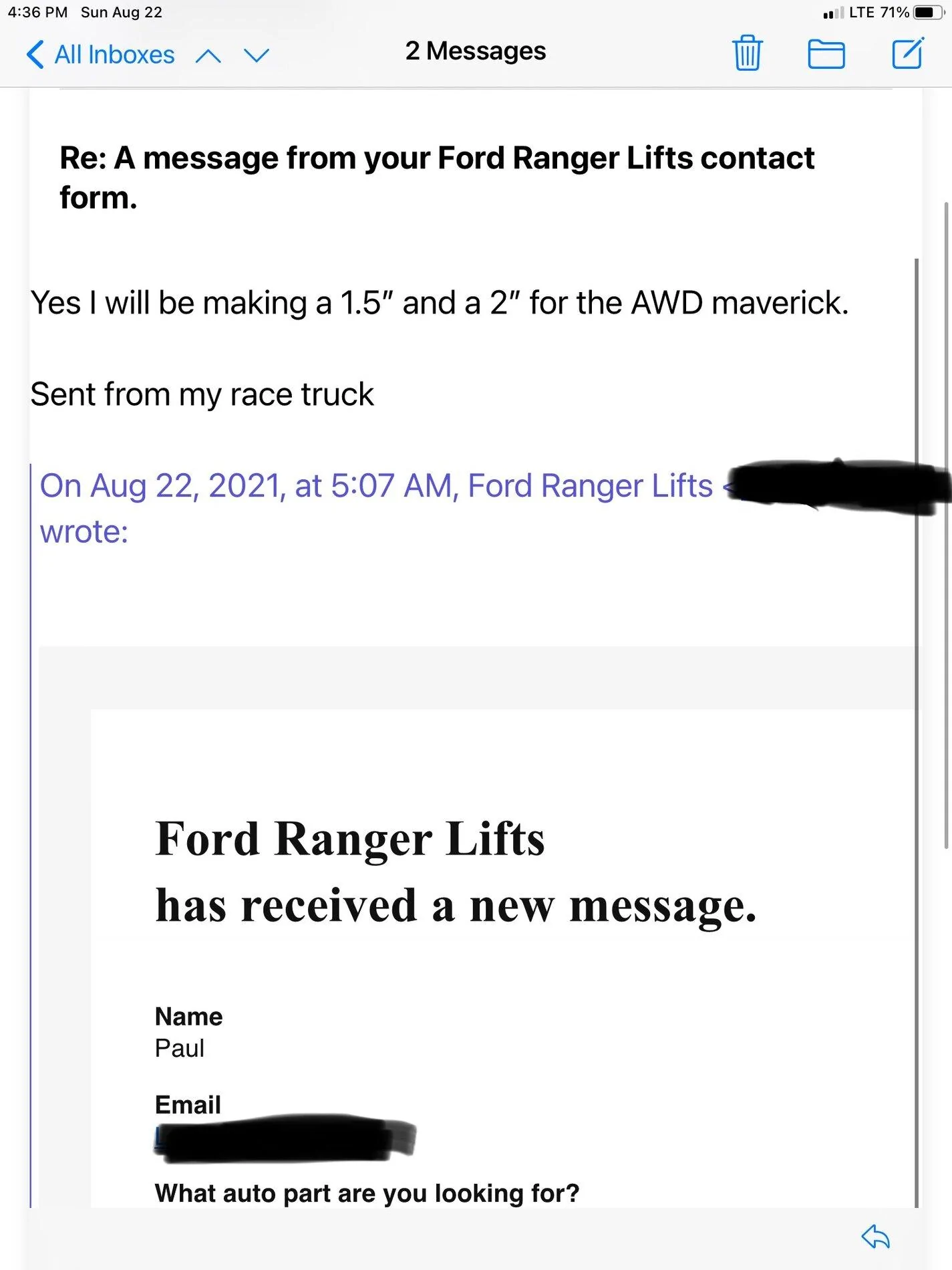 Ford Maverick Released: 1.5” and 2.0” lift kits for Maverick AWD by Fordrangerlifts A6E500F6-6C9B-4070-8933-5E8C58D4A808
