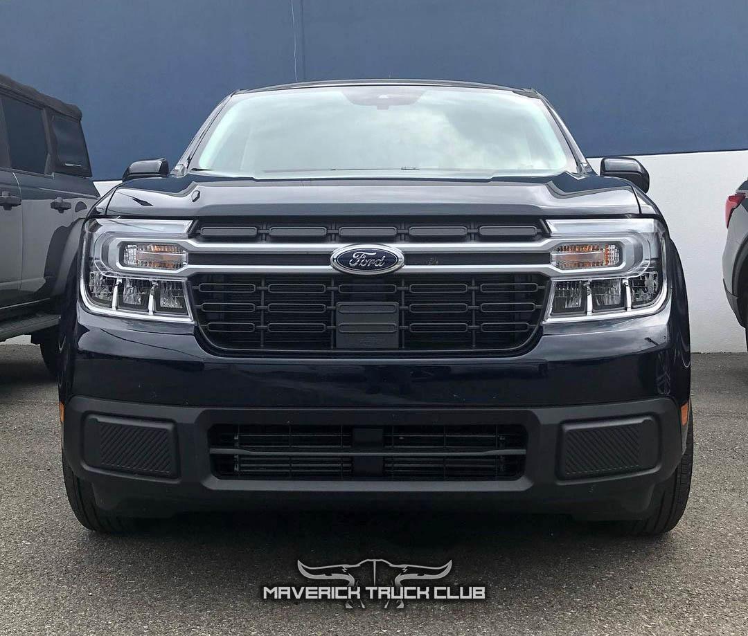 Ford Maverick ALTO BLUE Maverick Photos Thread Alto Blue 2022 Maverick Lariat pickup truck 5