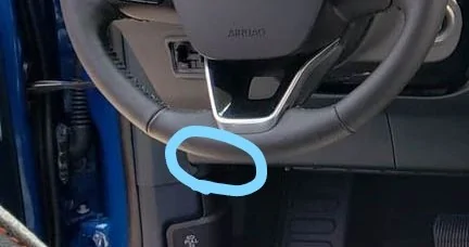 Ford Maverick Can't Find OBD II connector? Velocity Blue 2022 Maverick XLT FX4 exterior interior 2