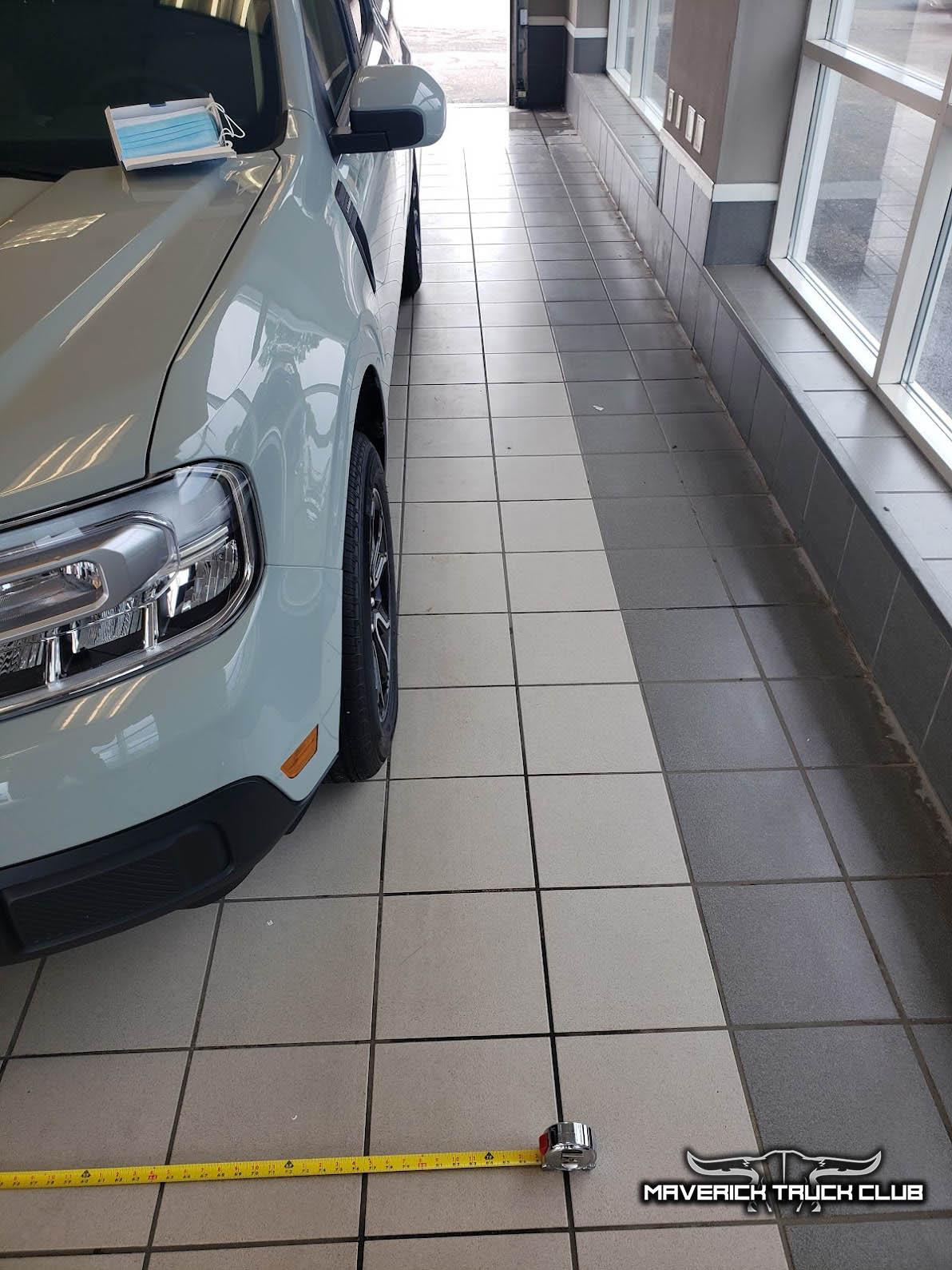 Ford Maverick TONS of Maverick Trainer Pics & Measurements! (Cactus Gray, 6'6" tall driver & passenger, legroom, car seat, no moonroof, undercarriage) 2022 Ford Maverik width with mirrors 81 inches
