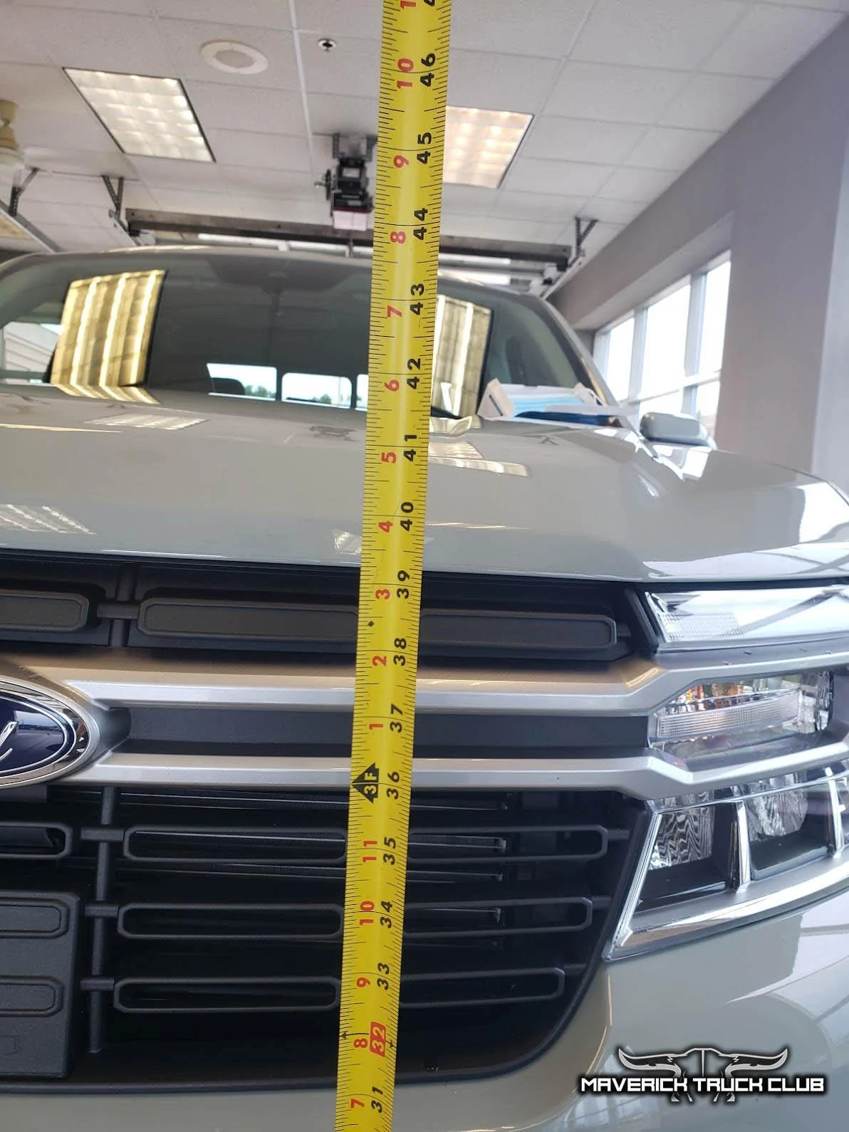 Ford Maverick TONS of Maverick Trainer Pics & Measurements! (Cactus Gray, 6'6" tall driver & passenger, legroom, car seat, no moonroof, undercarriage) 2022 Ford Maverick hood height from ground 40 inches