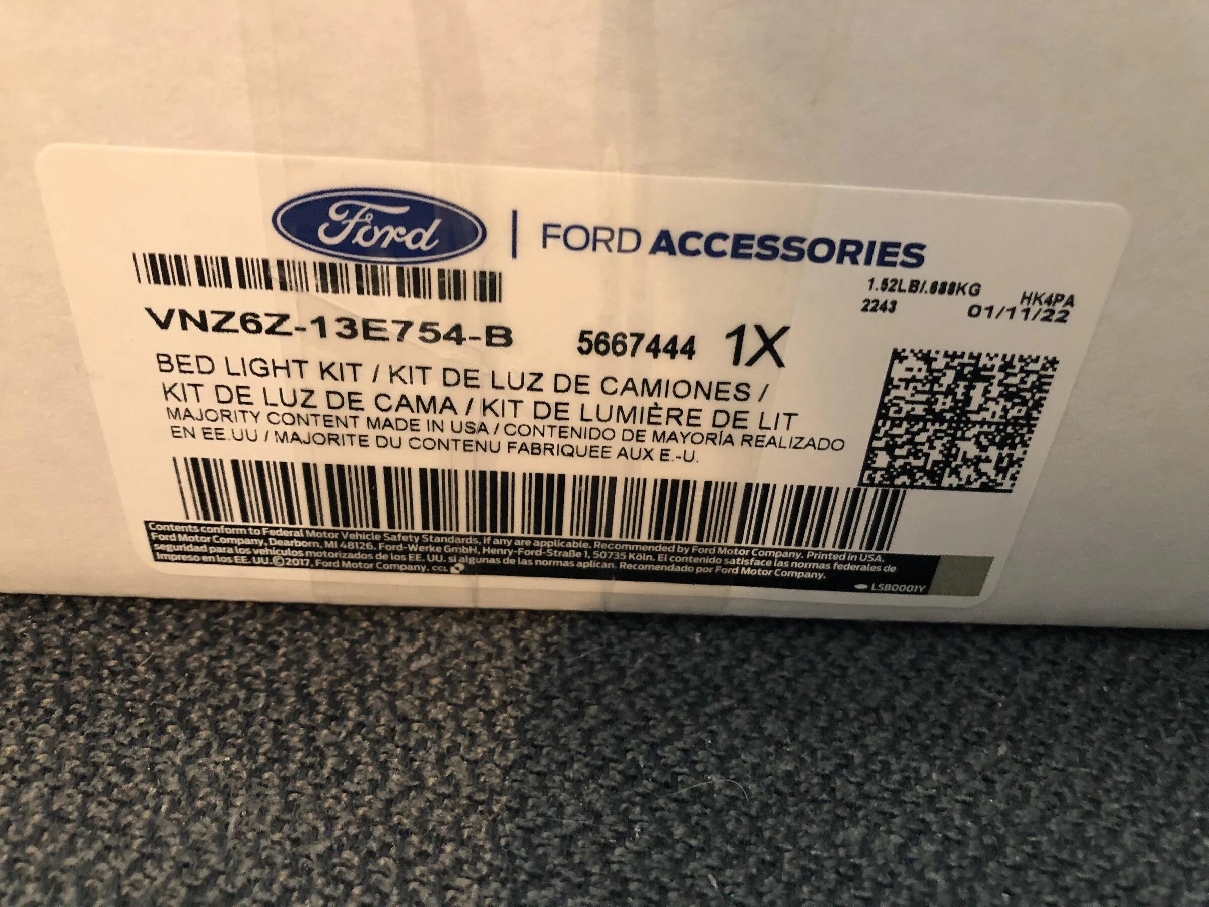 Ford Maverick Touch Bed Light Kit IMG-0655
