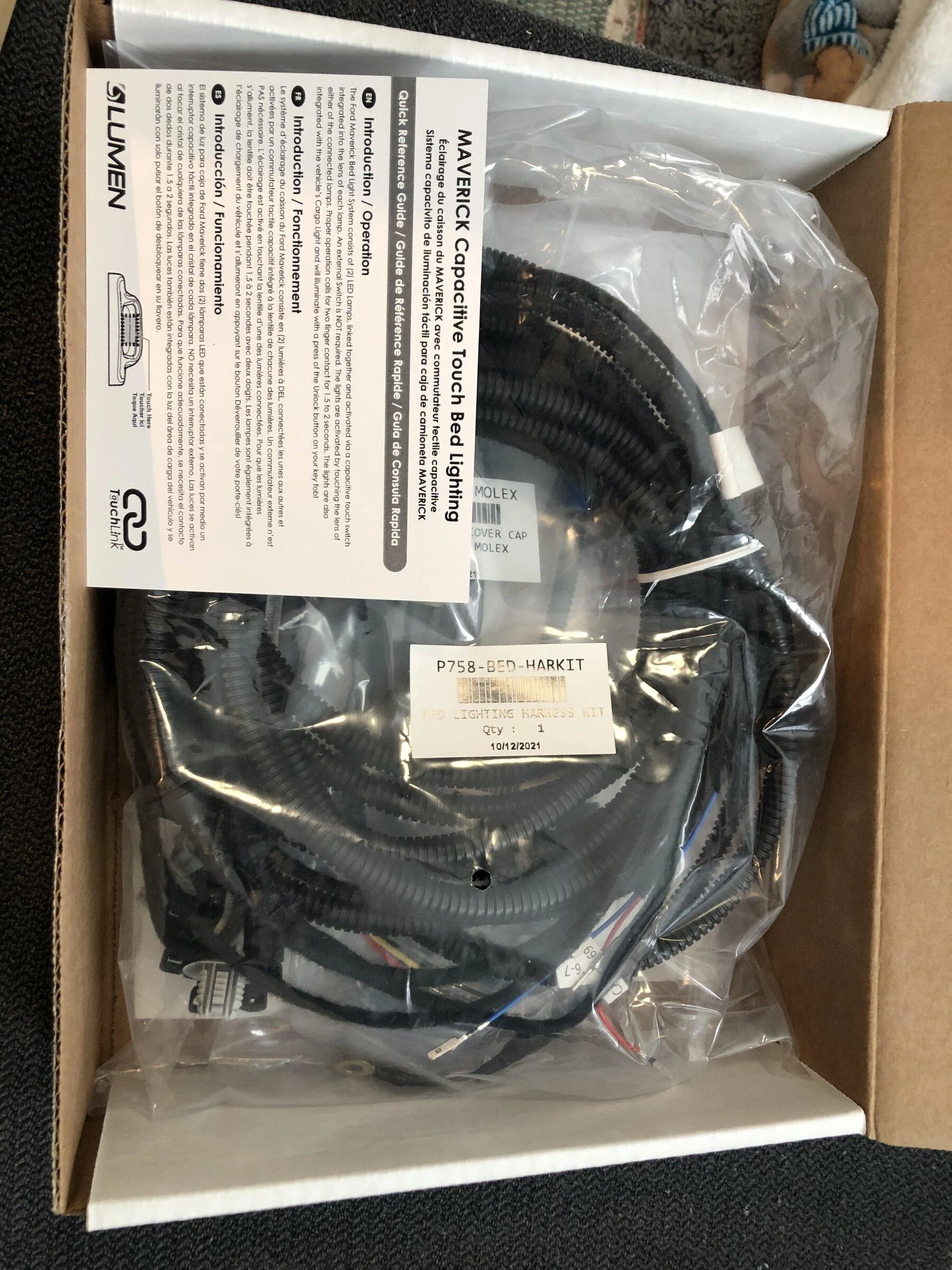 Ford Maverick Touch Bed Light Kit IMG-0654