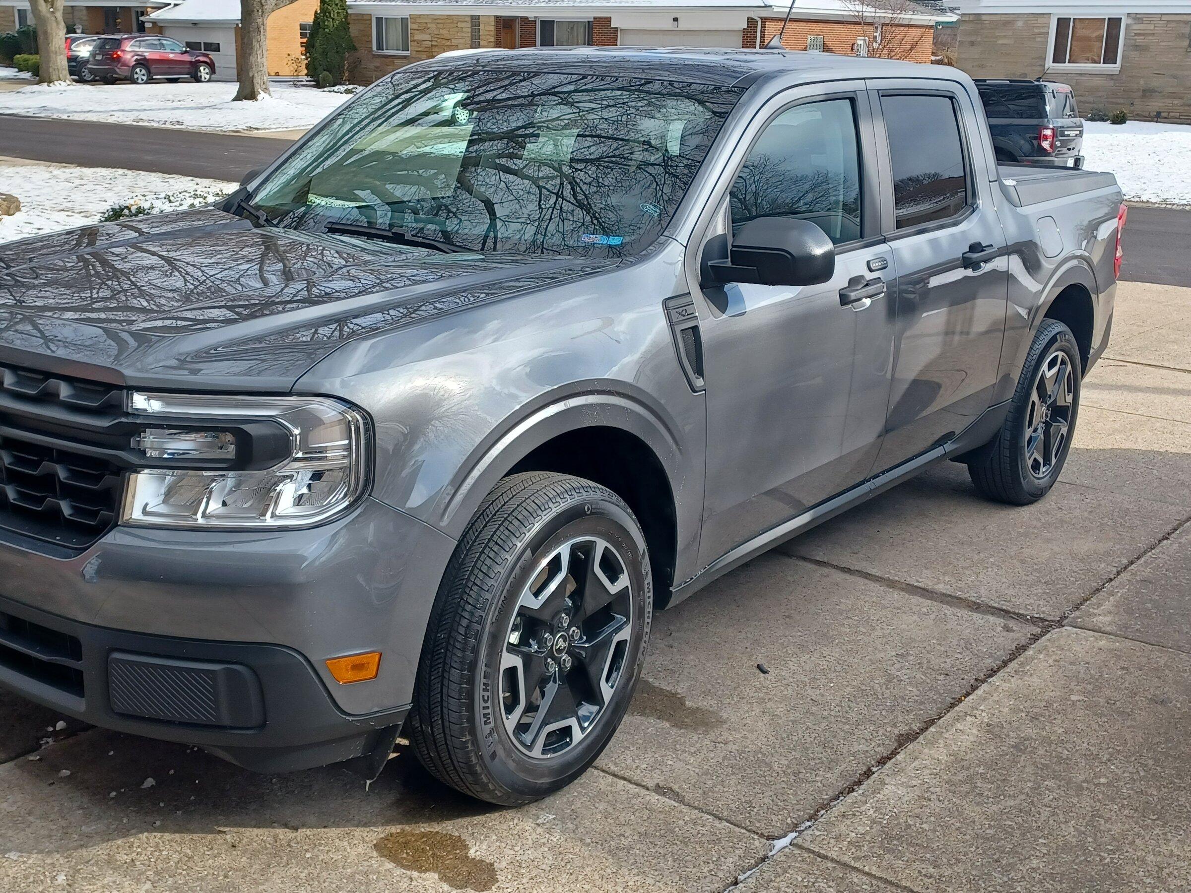 Ford Maverick New wheels/rims on xl 20220312_160757