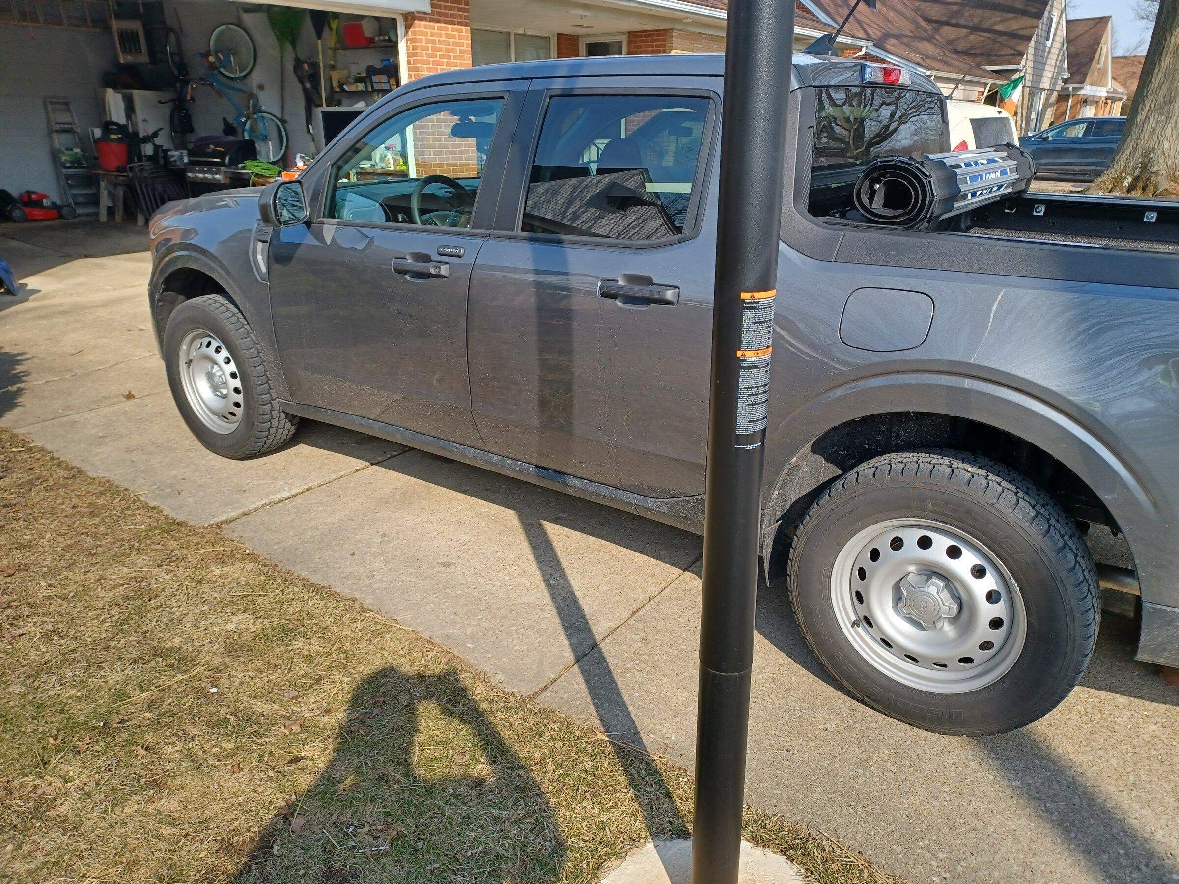 Ford Maverick New wheels/rims on xl 20220305_144654