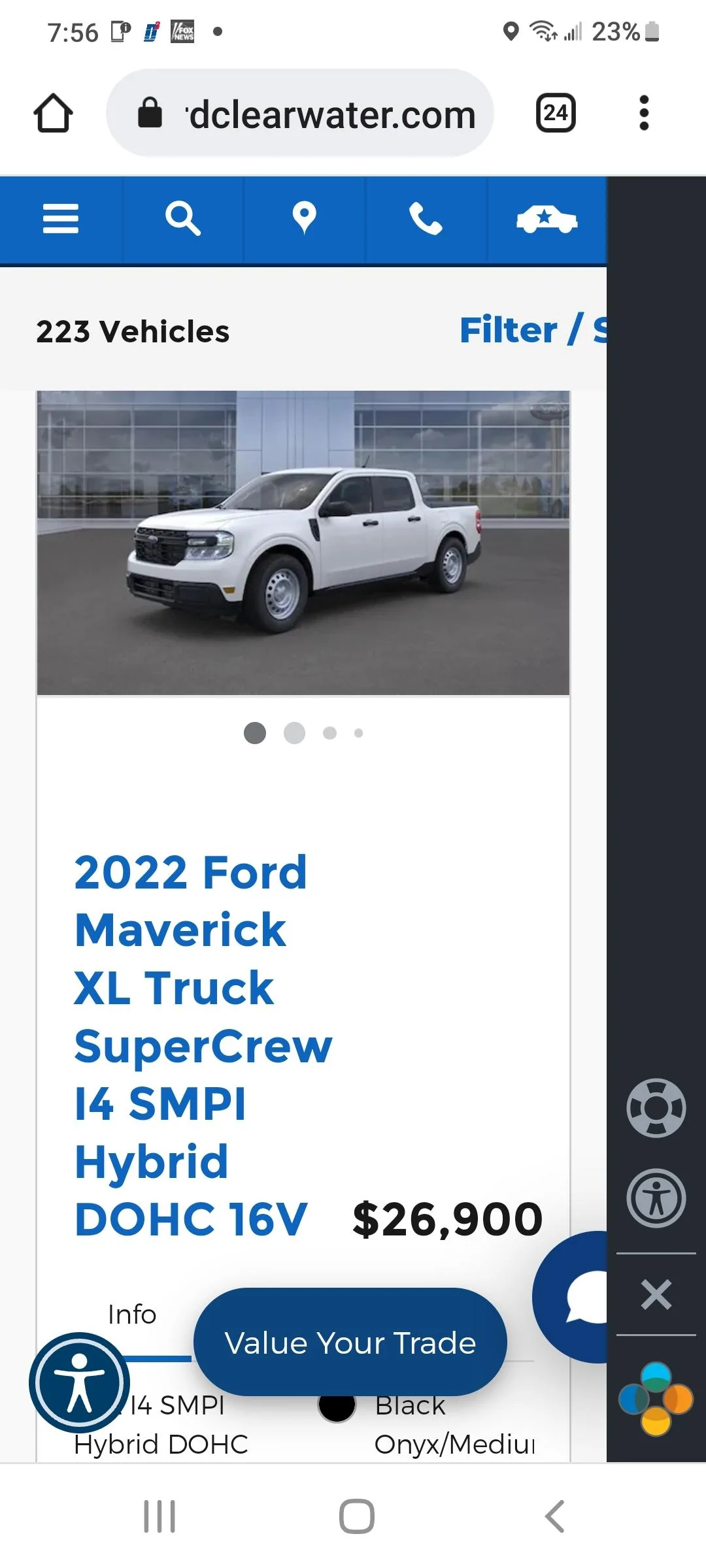Ford Maverick Ferman Ford Clearwater - Bait and Switch - My Complaint to Ford Screenshot_20220312-195619_Chrom