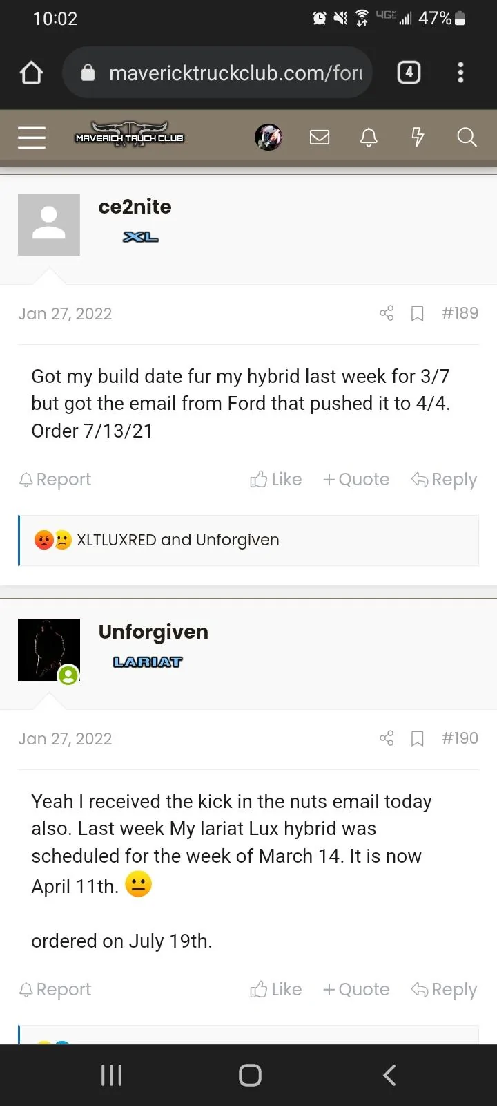 Ford Maverick Worst Ford dealer ever. Screwed over by Frankfort Ford in Frankfort KY! Screenshot_20220314-220219_Chrom