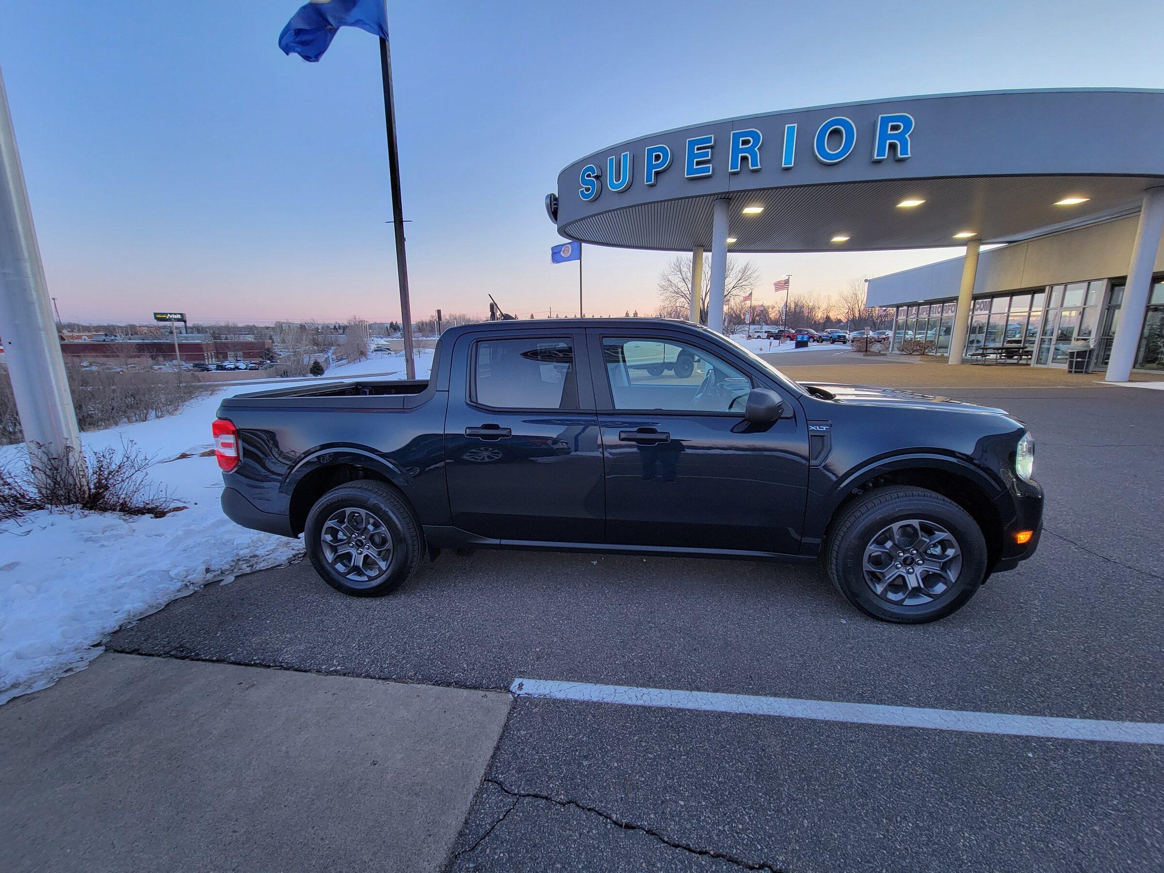 Ford Maverick MAVI Received in Minny... Money Shot Mavi