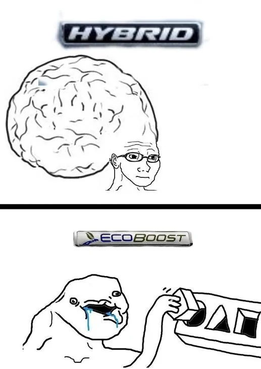 Ford Maverick Maverick Memes -  fun diversion while we wait [ ** NO POLITICS ** ] Big Brain vs Brainlet 17032022072142